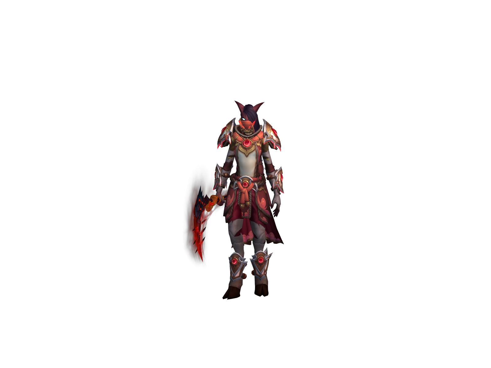 Yléria 3D character render