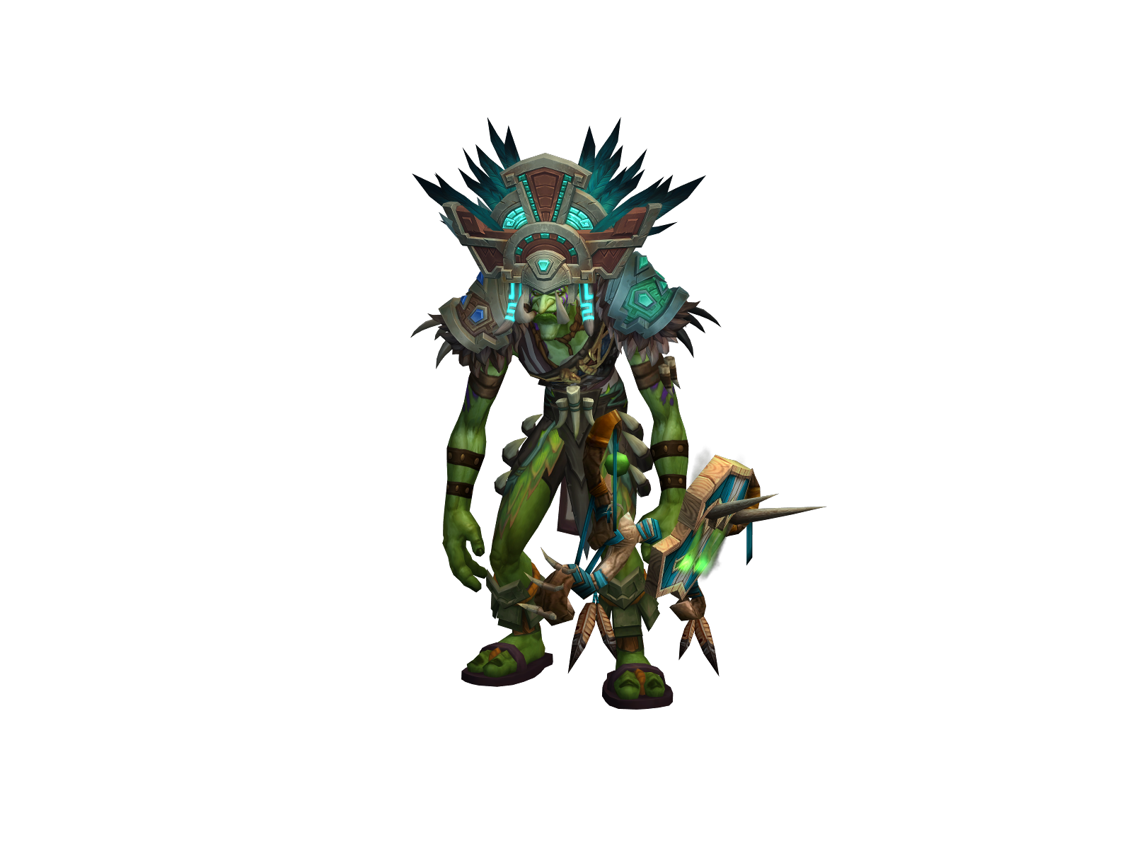 Zamaka 3D character render
