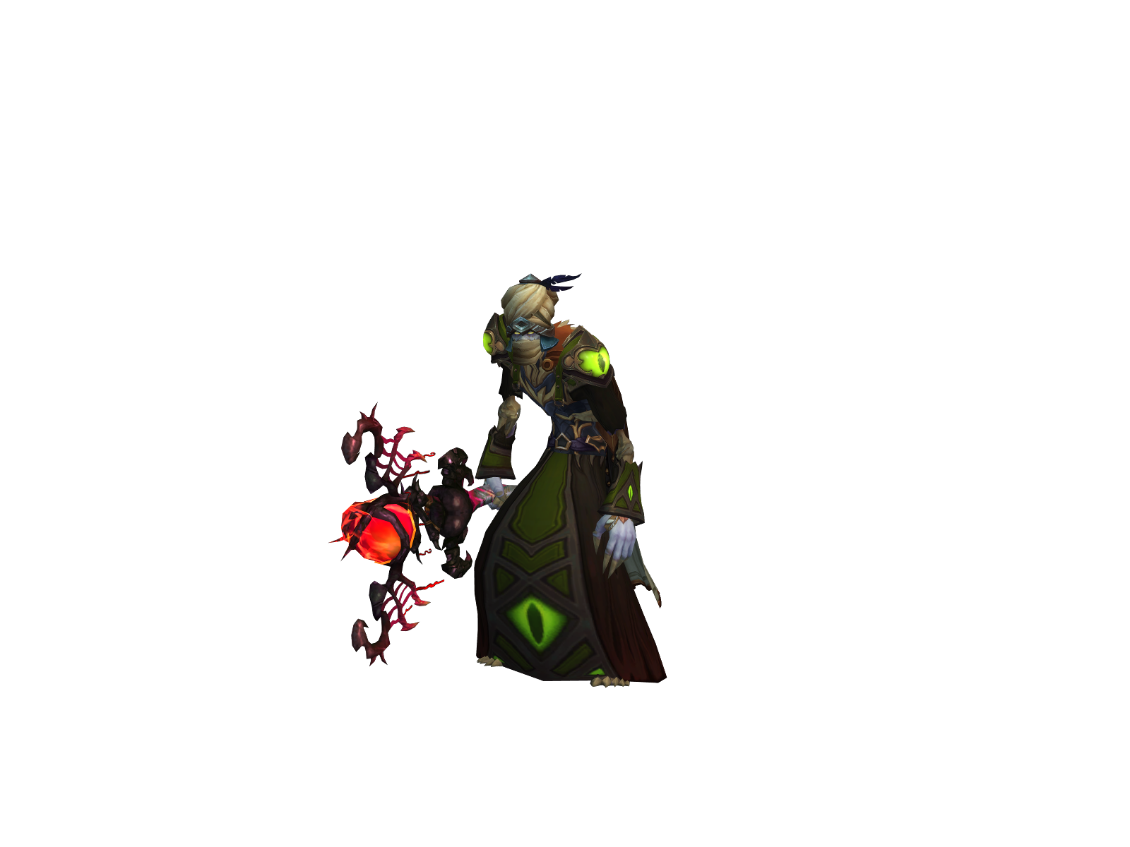 Crnaosmica 3D character render