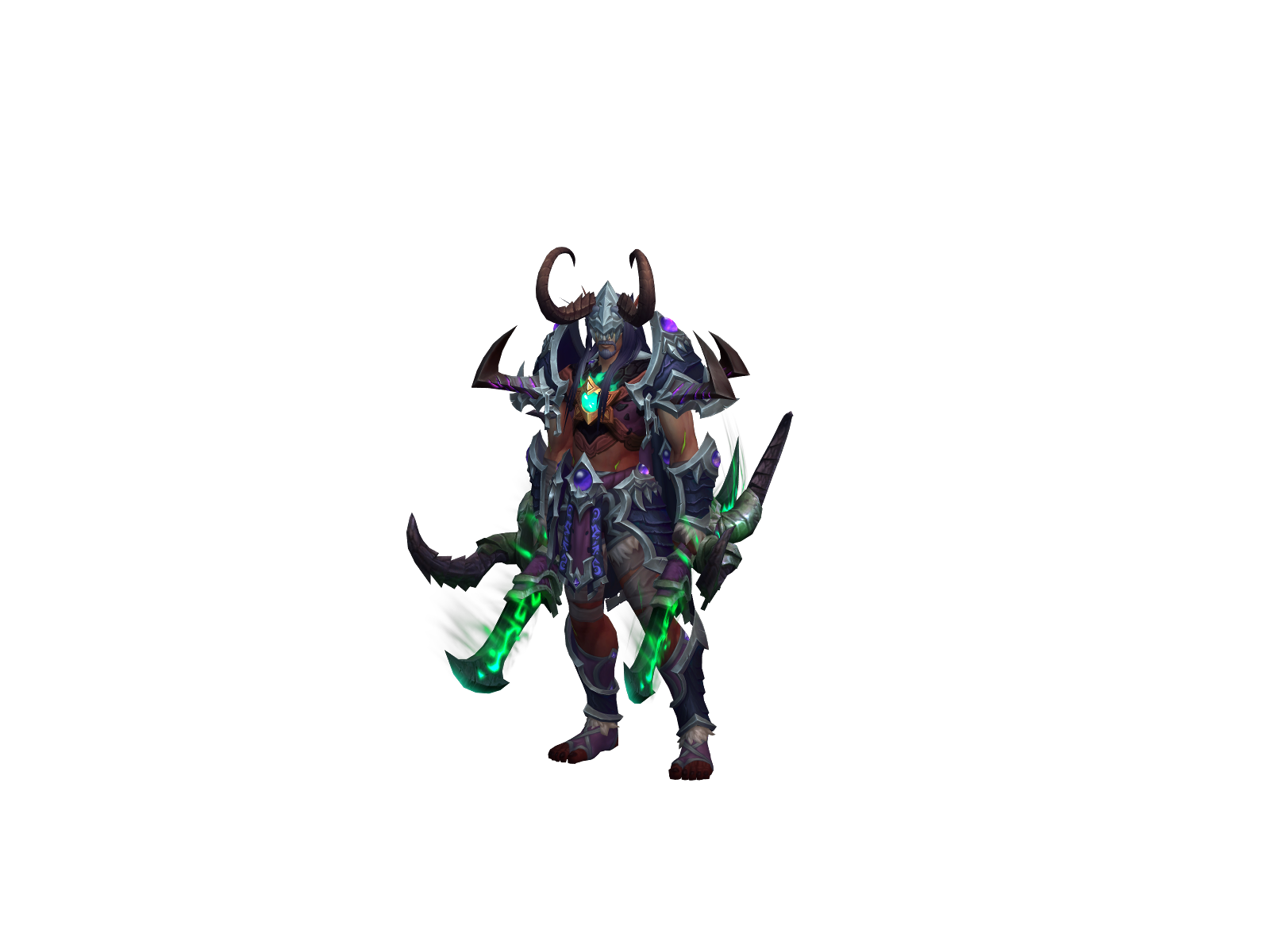 Félstorm 3D character render