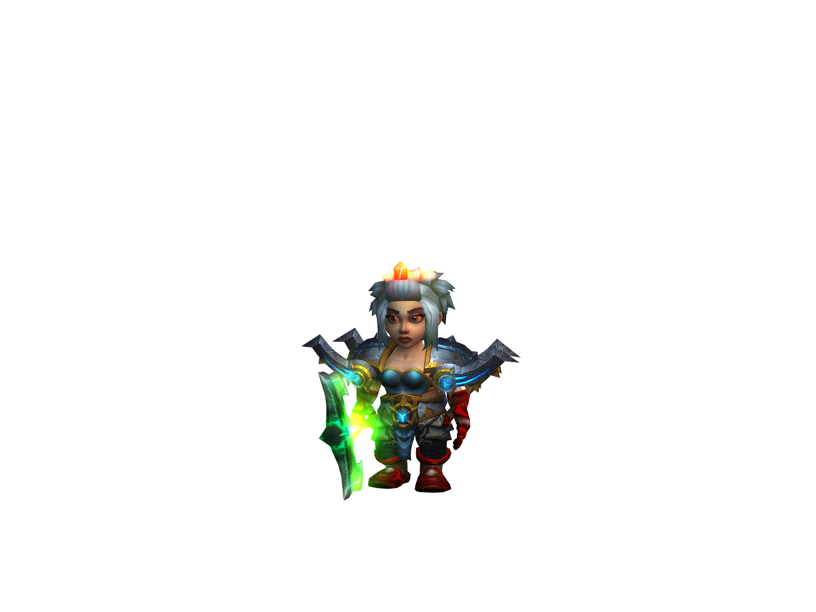 Executes 3D character render