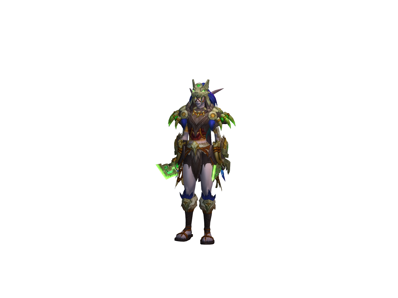 Thâros 3D character render