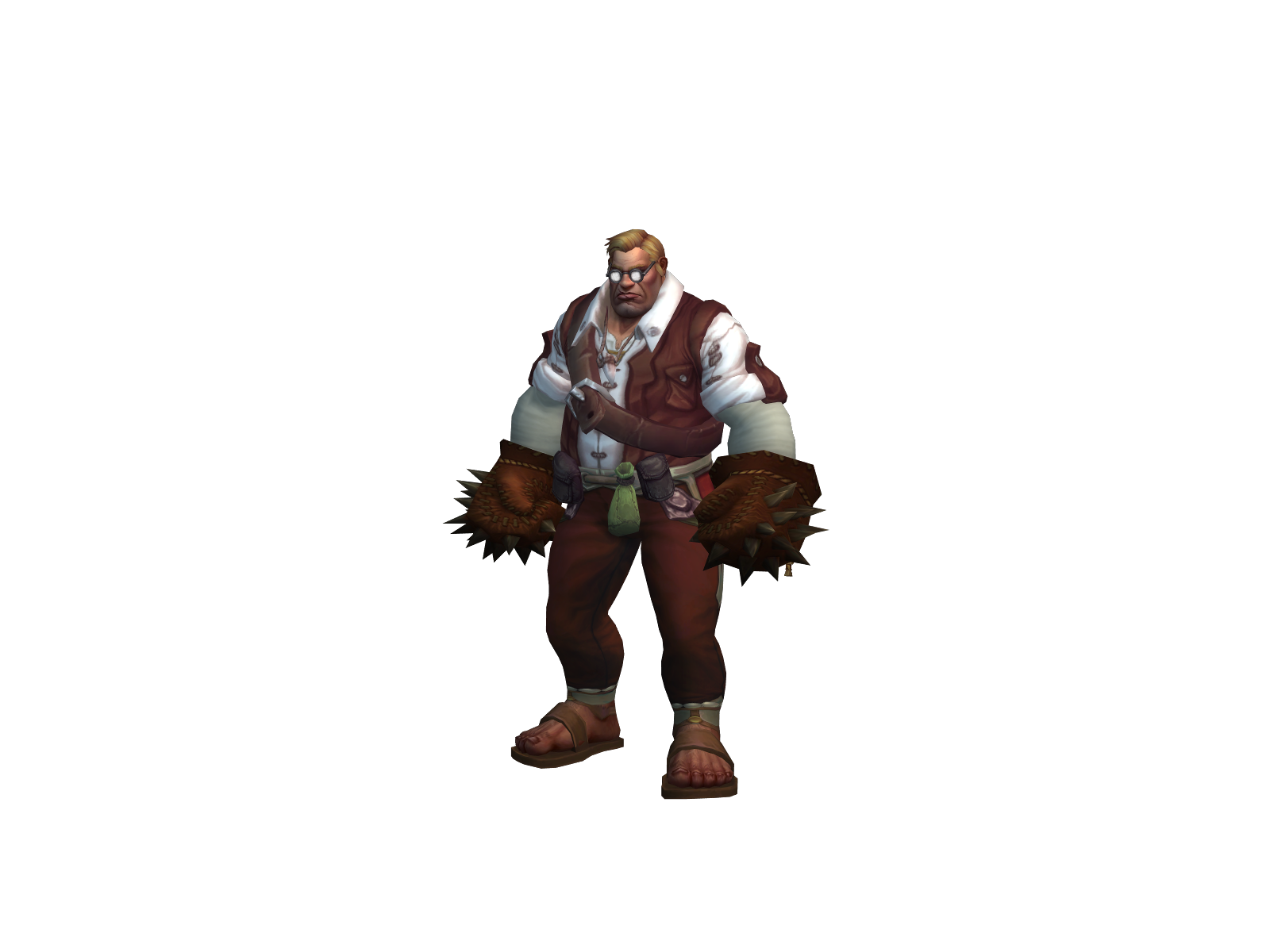 Jérome 3D character render
