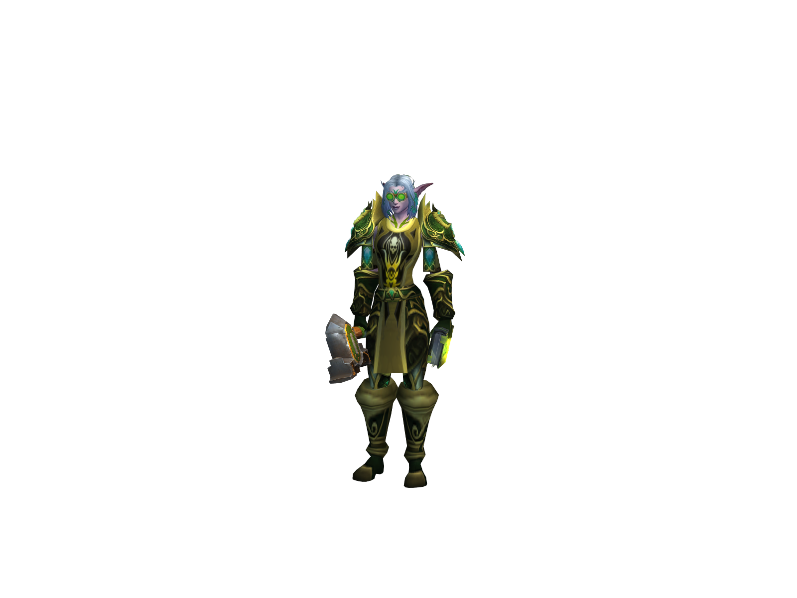 asthme 3D character render