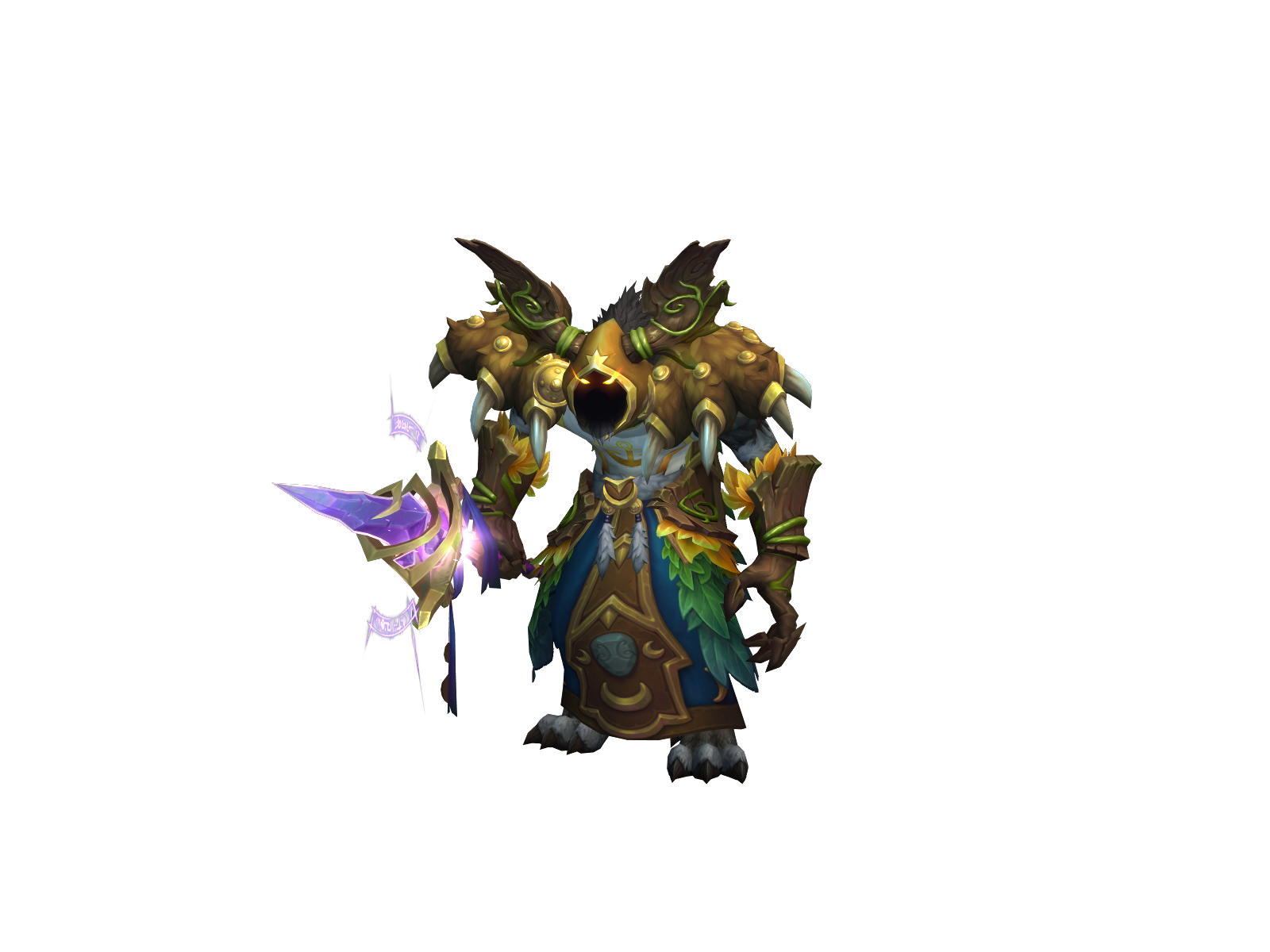 Eneros 3D character render