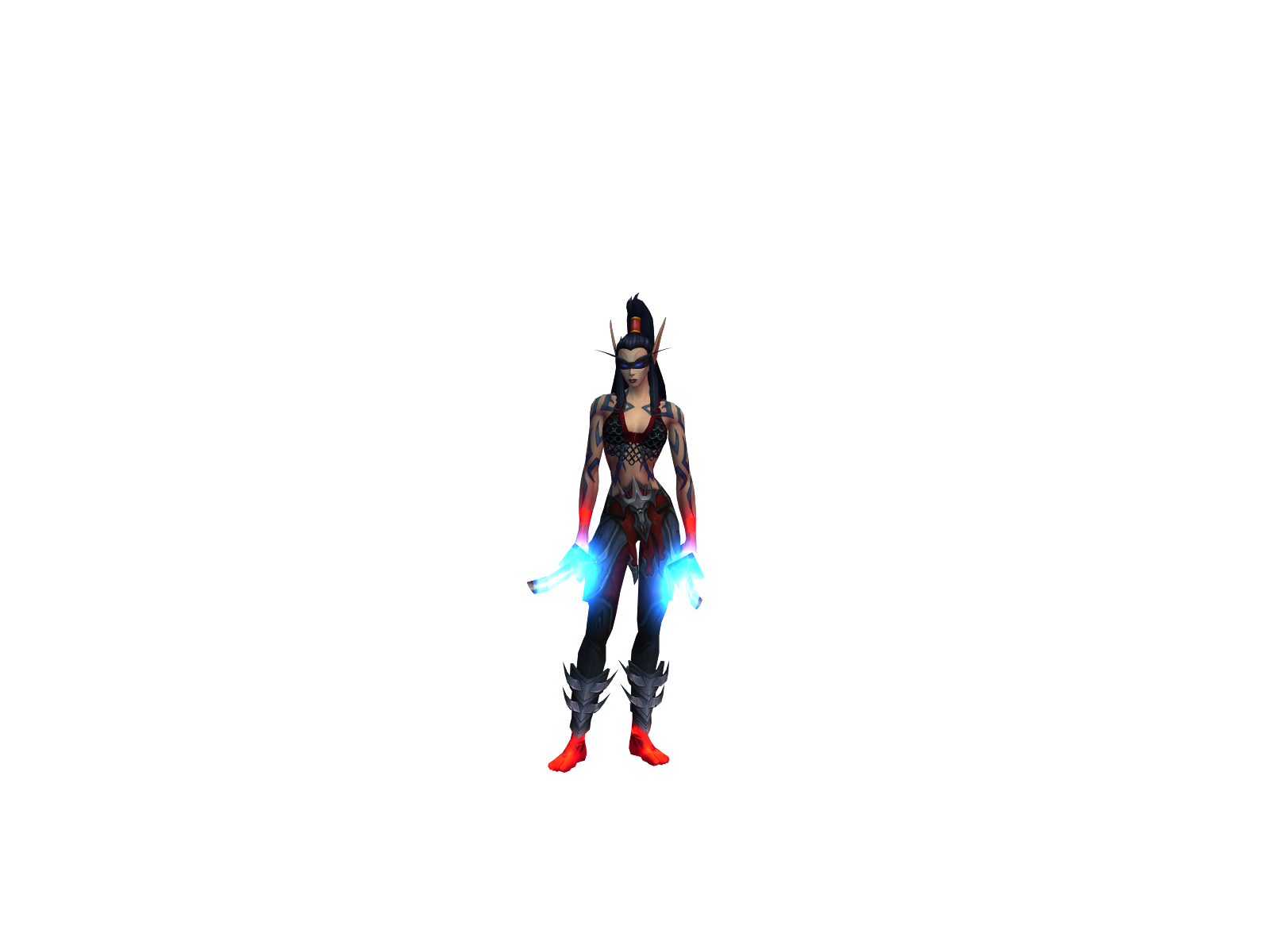 Ashari 3D character render