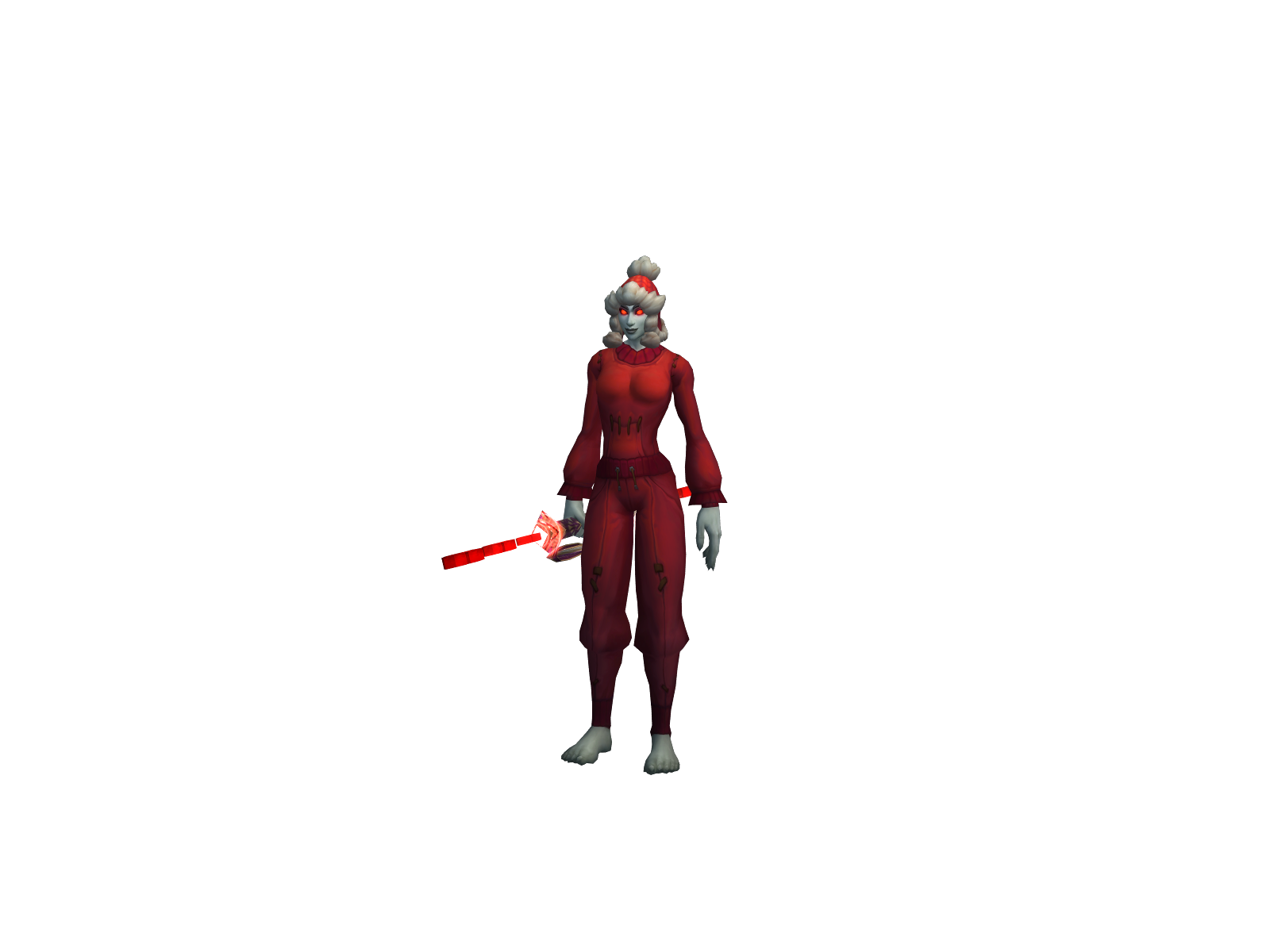 Yuukiilock 3D character render