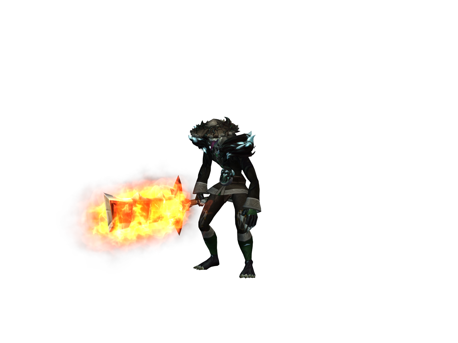 Báktus 3D character render