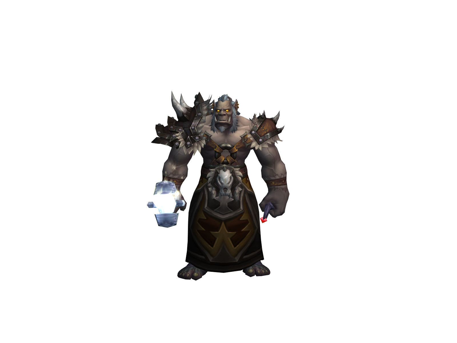 Skronn 3D character render