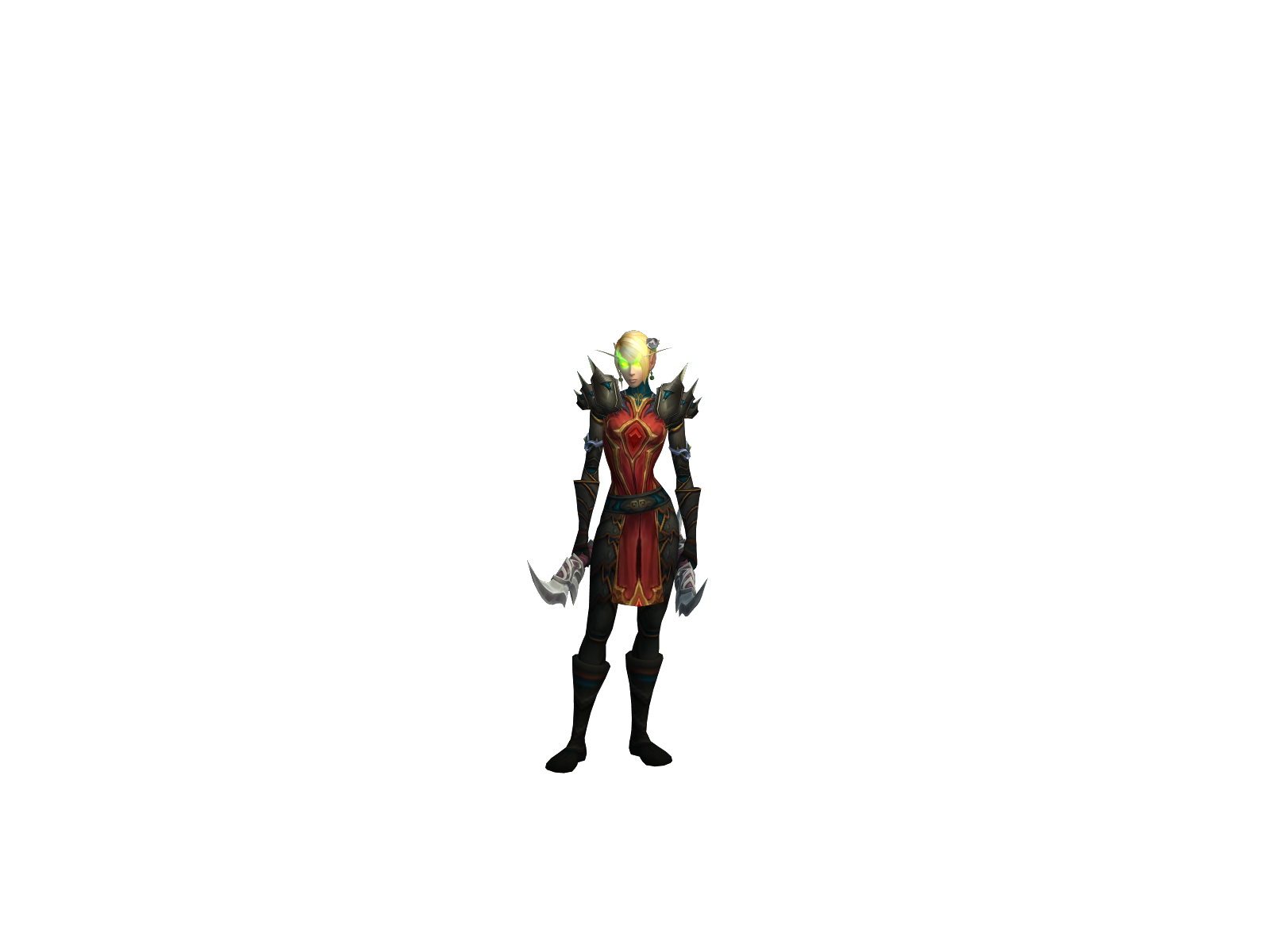 Salain 3D character render
