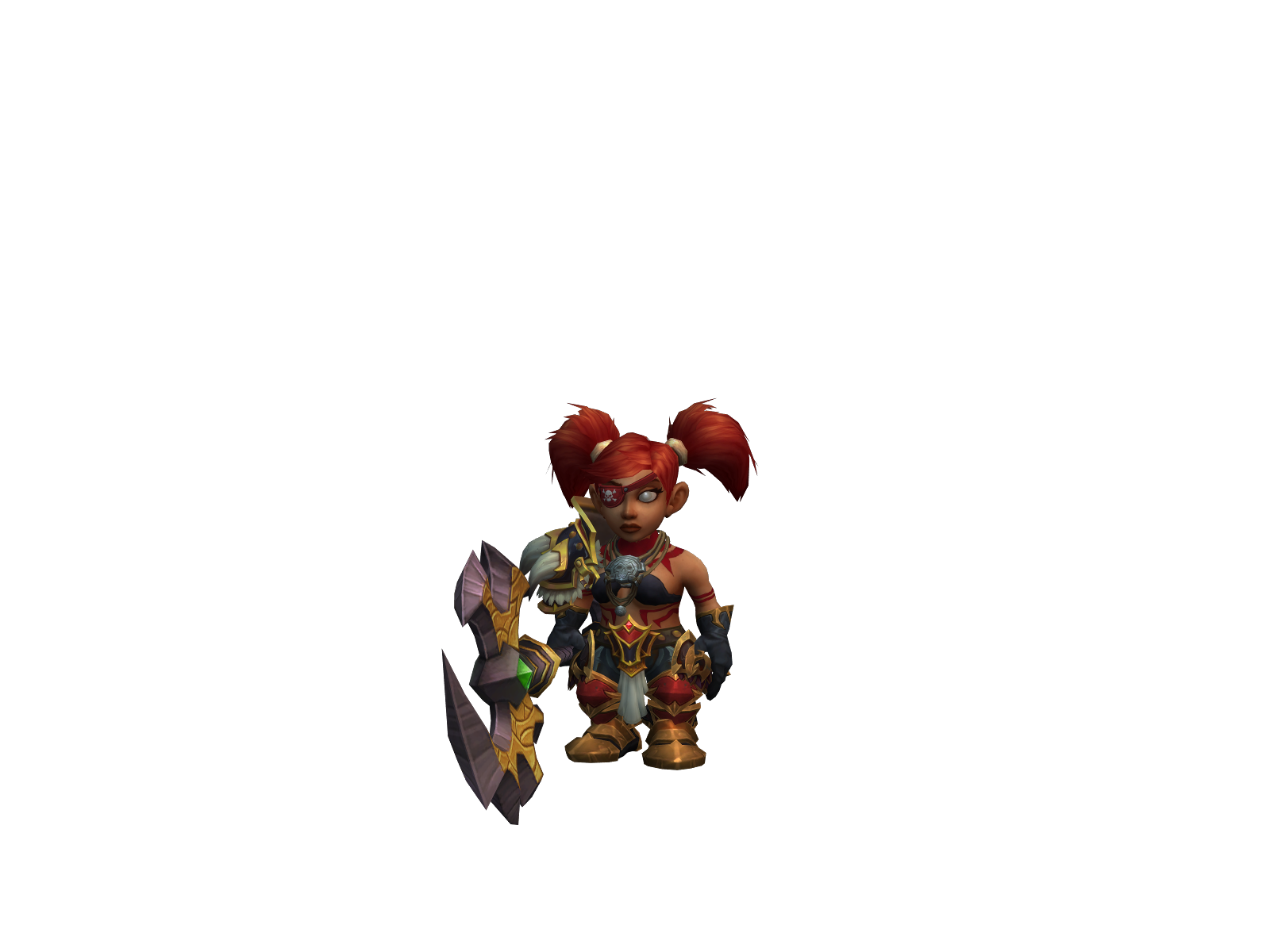 Bìgre 3D character render