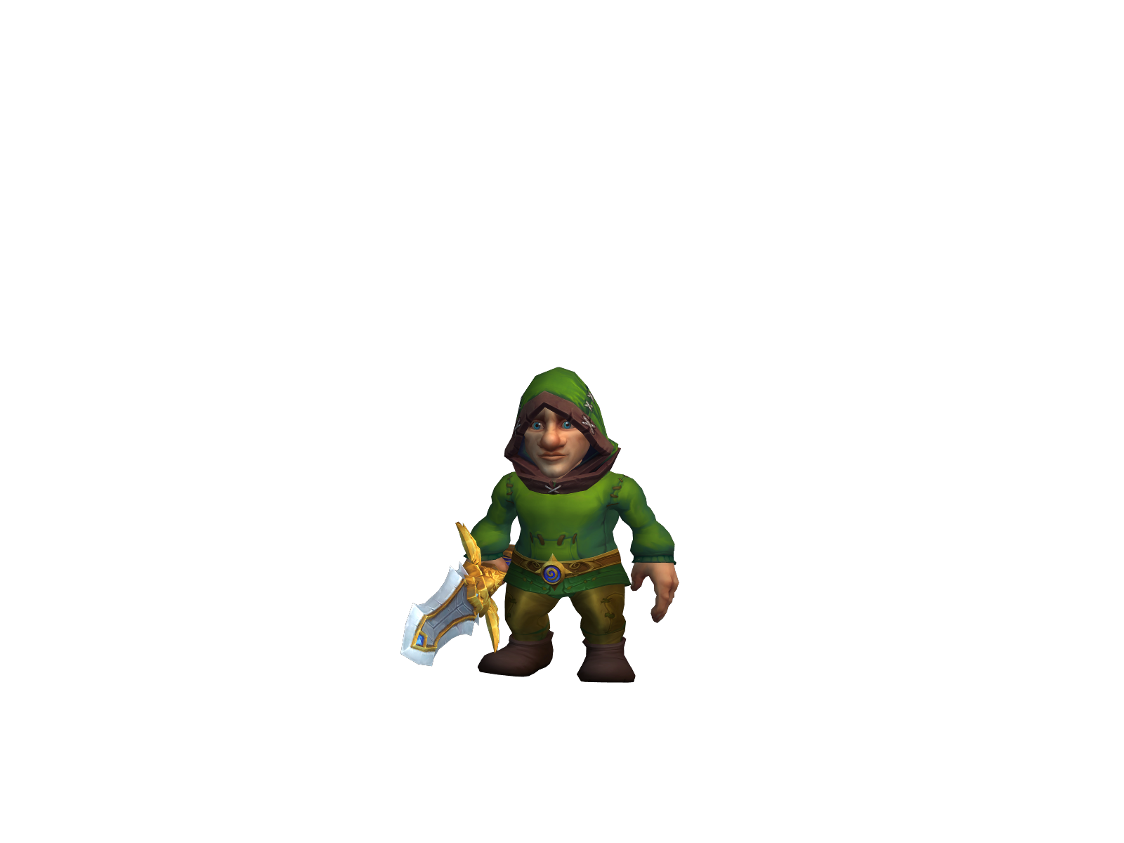 Toonlink 3D character render
