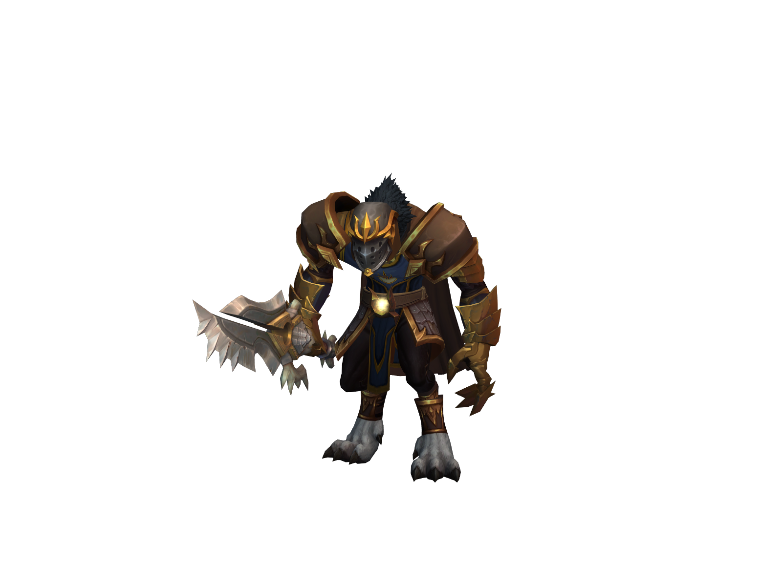 Zaash 3D character render