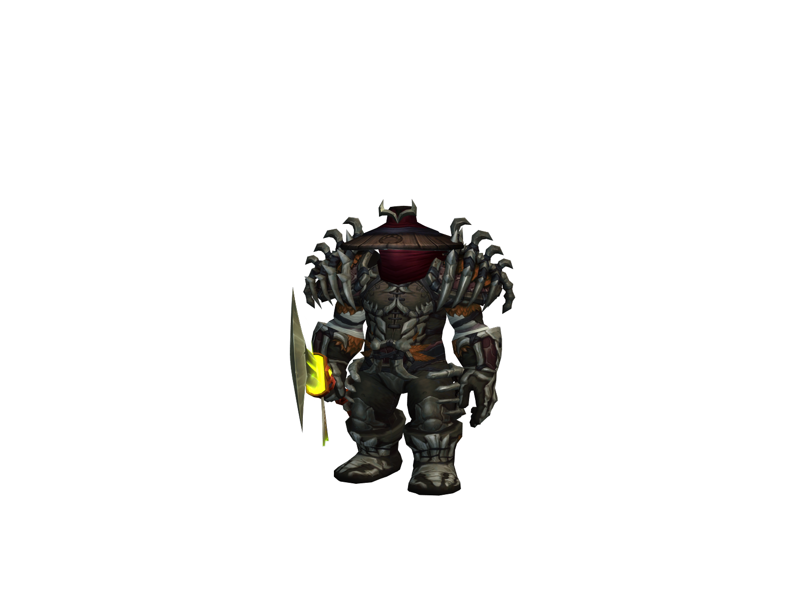 Thorneige 3D character render