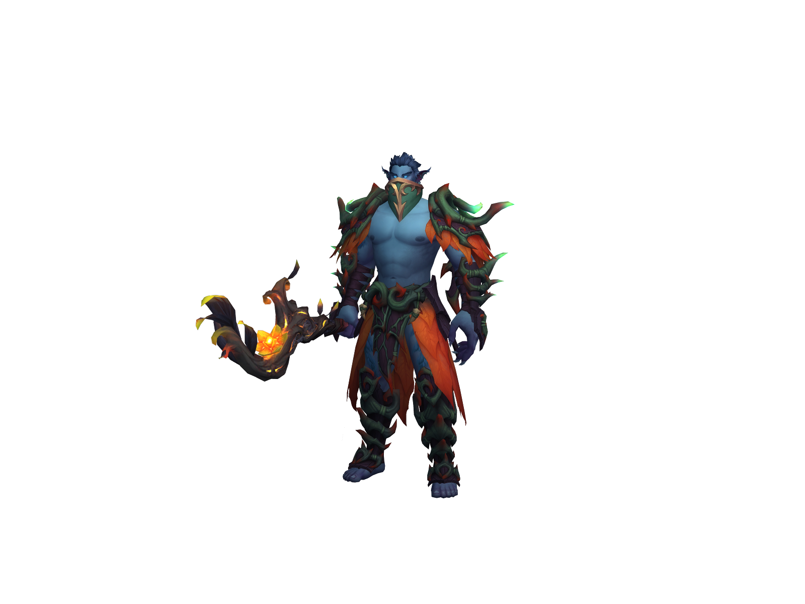 Nahut 3D character render