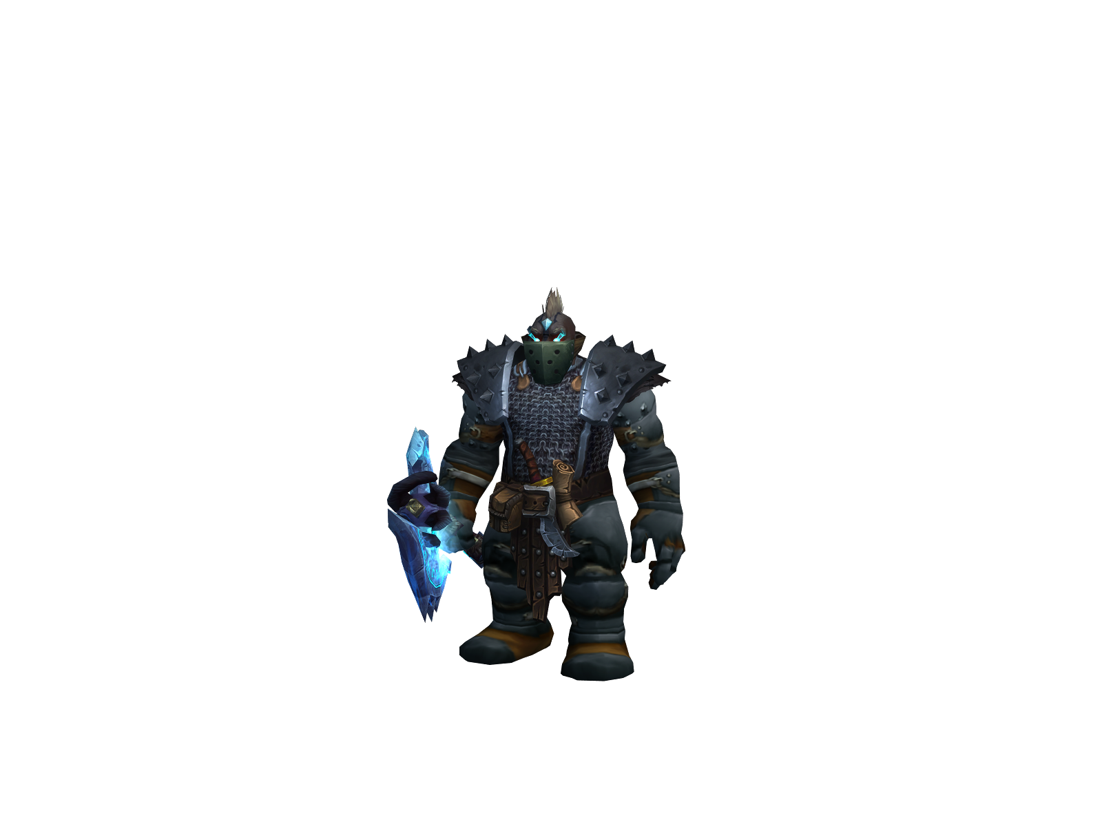 Baabar 3D character render