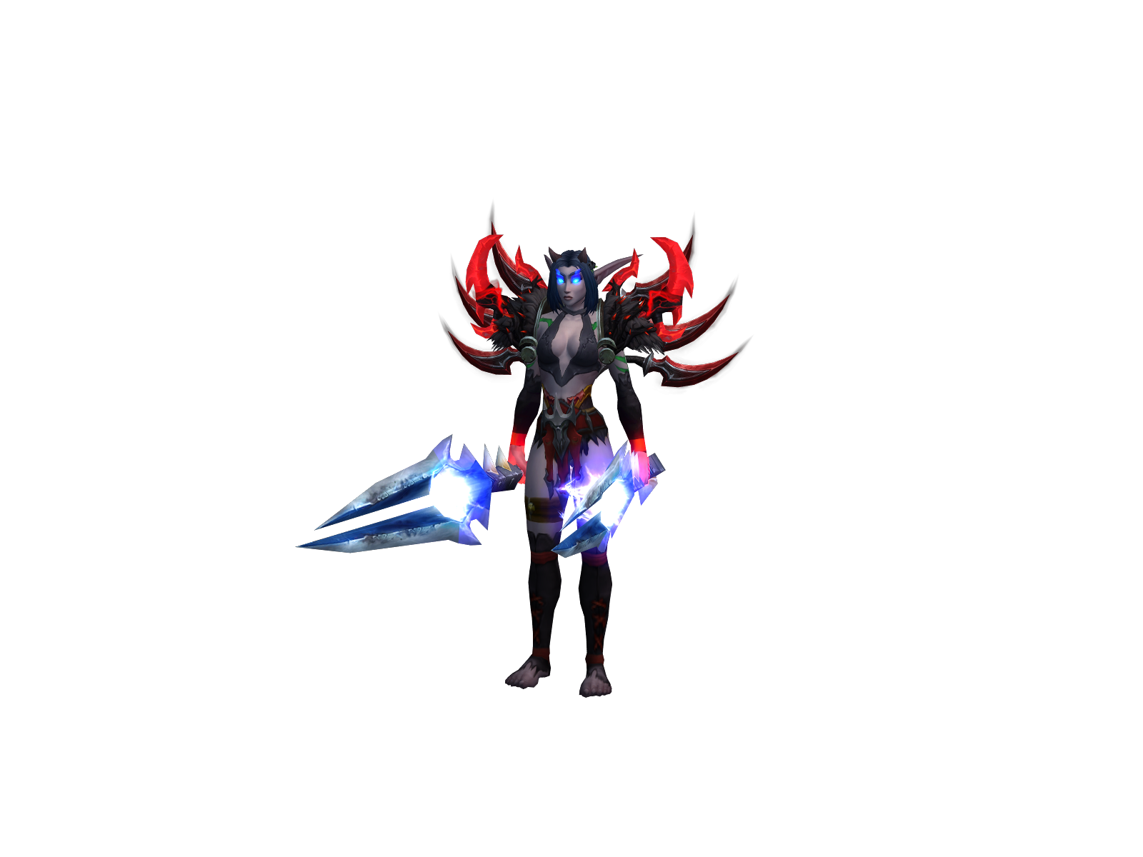 Coraliné 3D character render