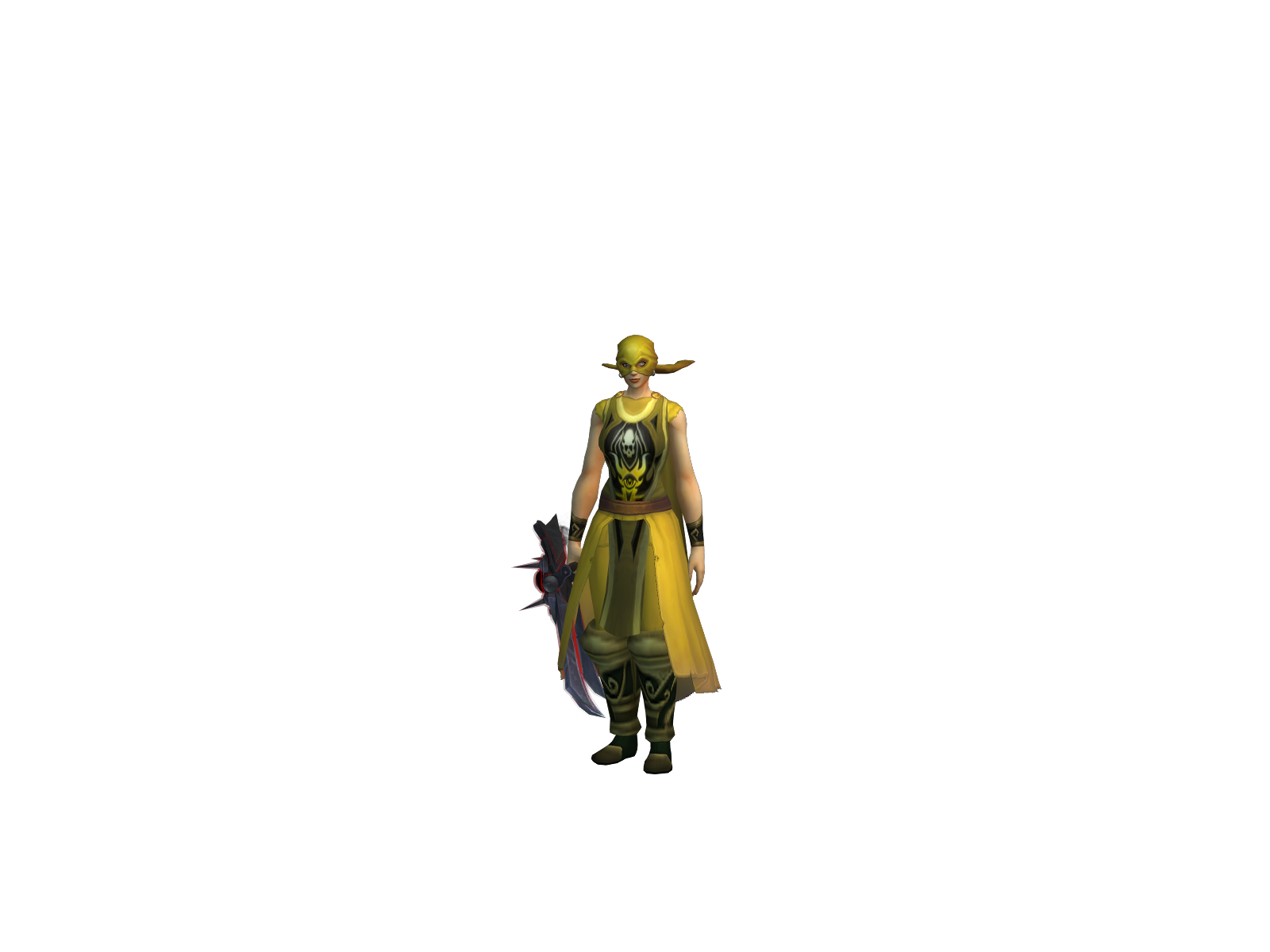 Balance 3D character render