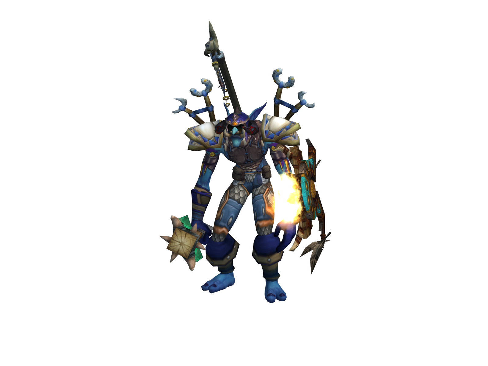 Fang 3D character render