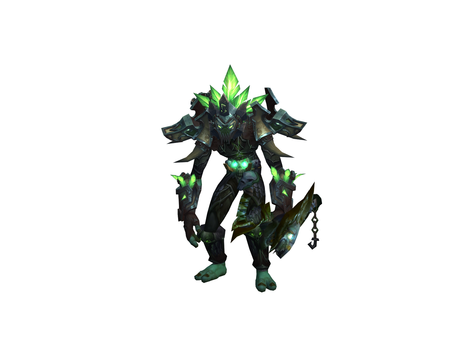 Tromagnon 3D character render