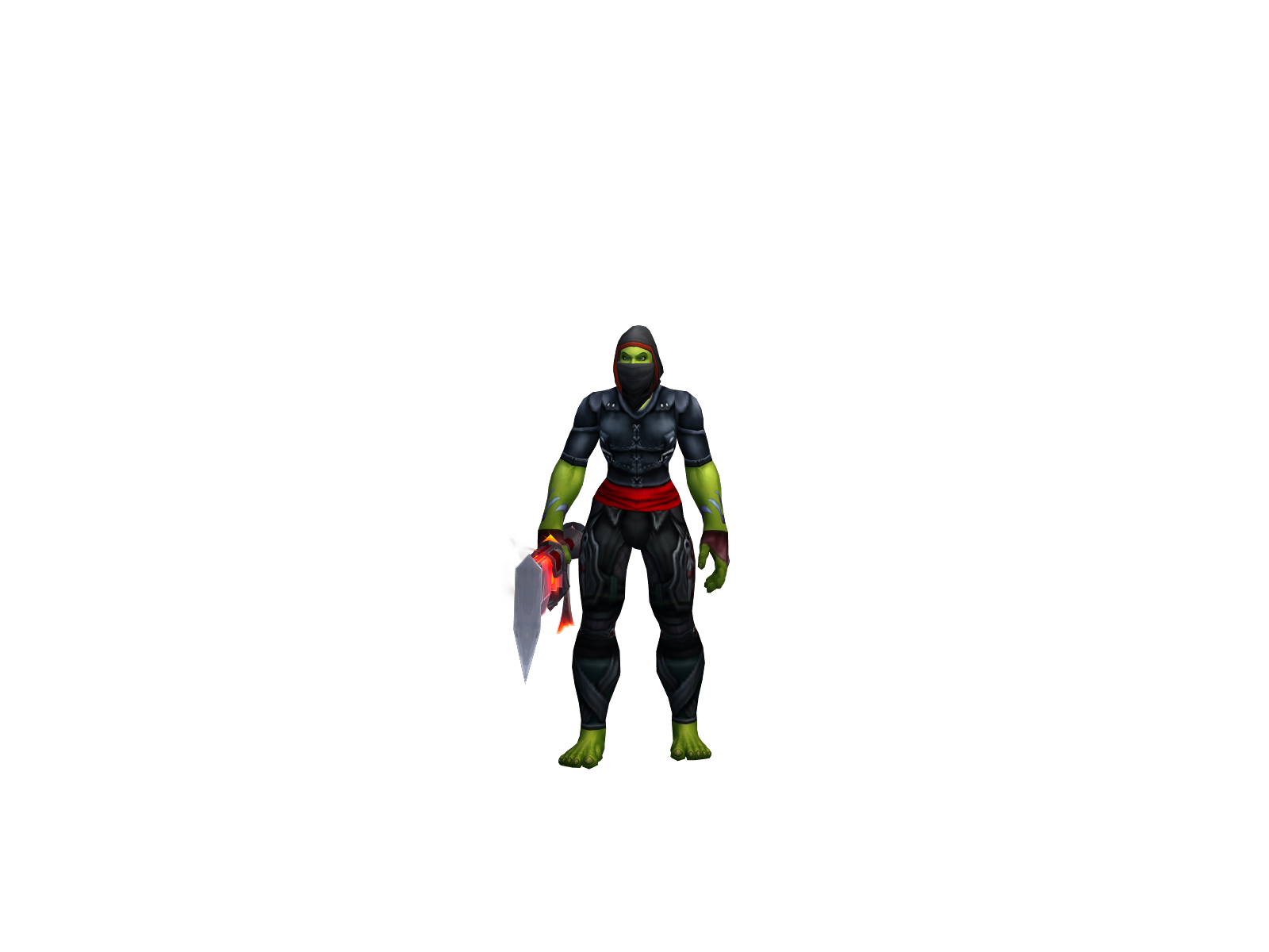 Waraky 3D character render
