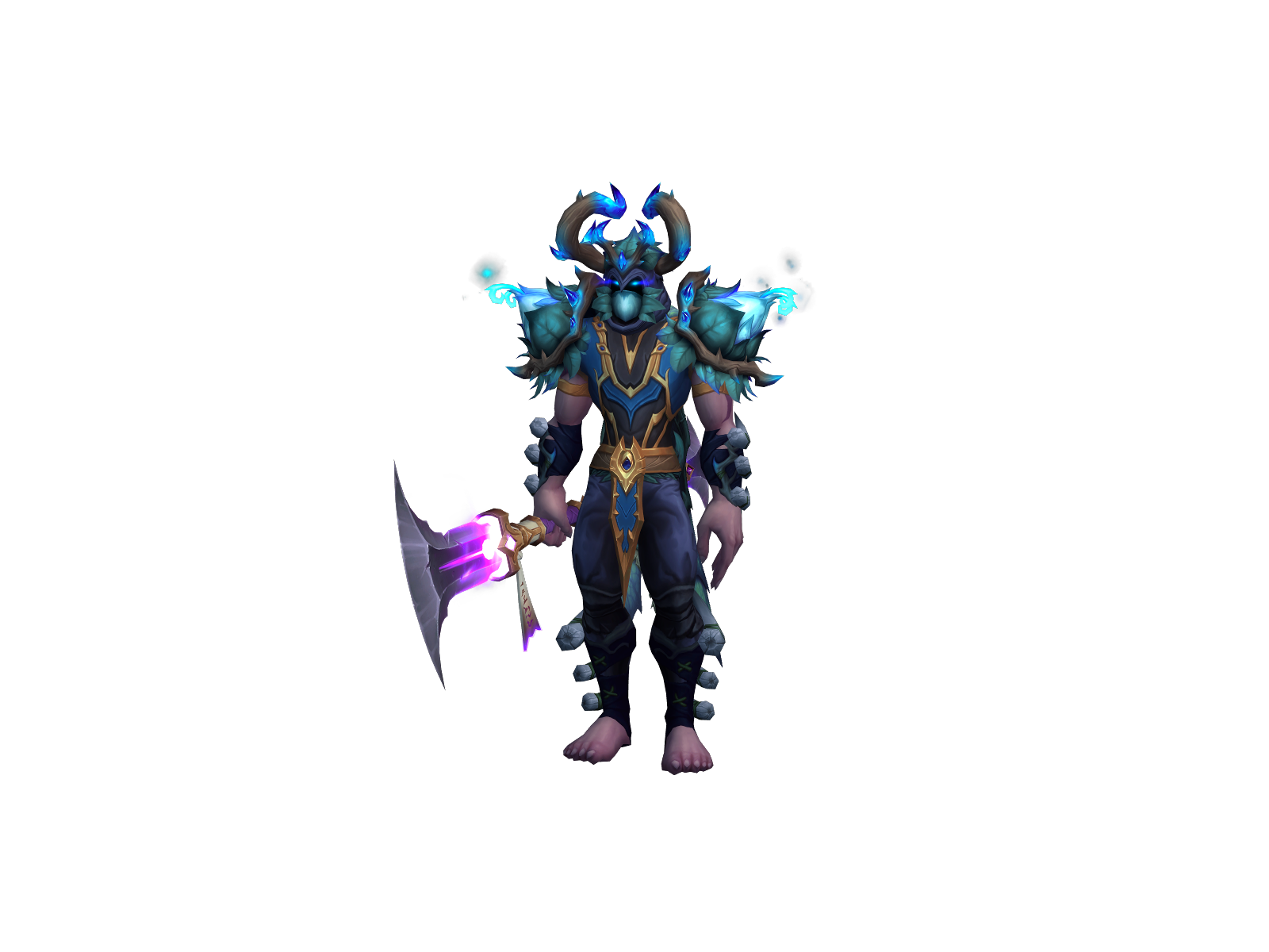 Tidus 3D character render