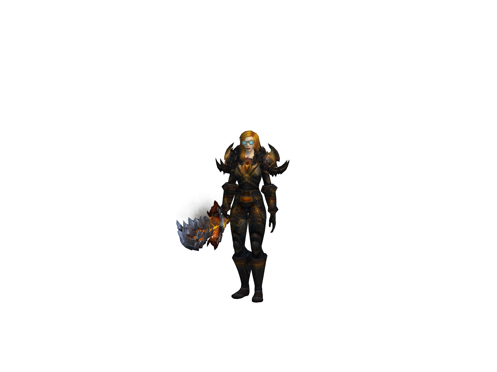 Guerriax 3D character render