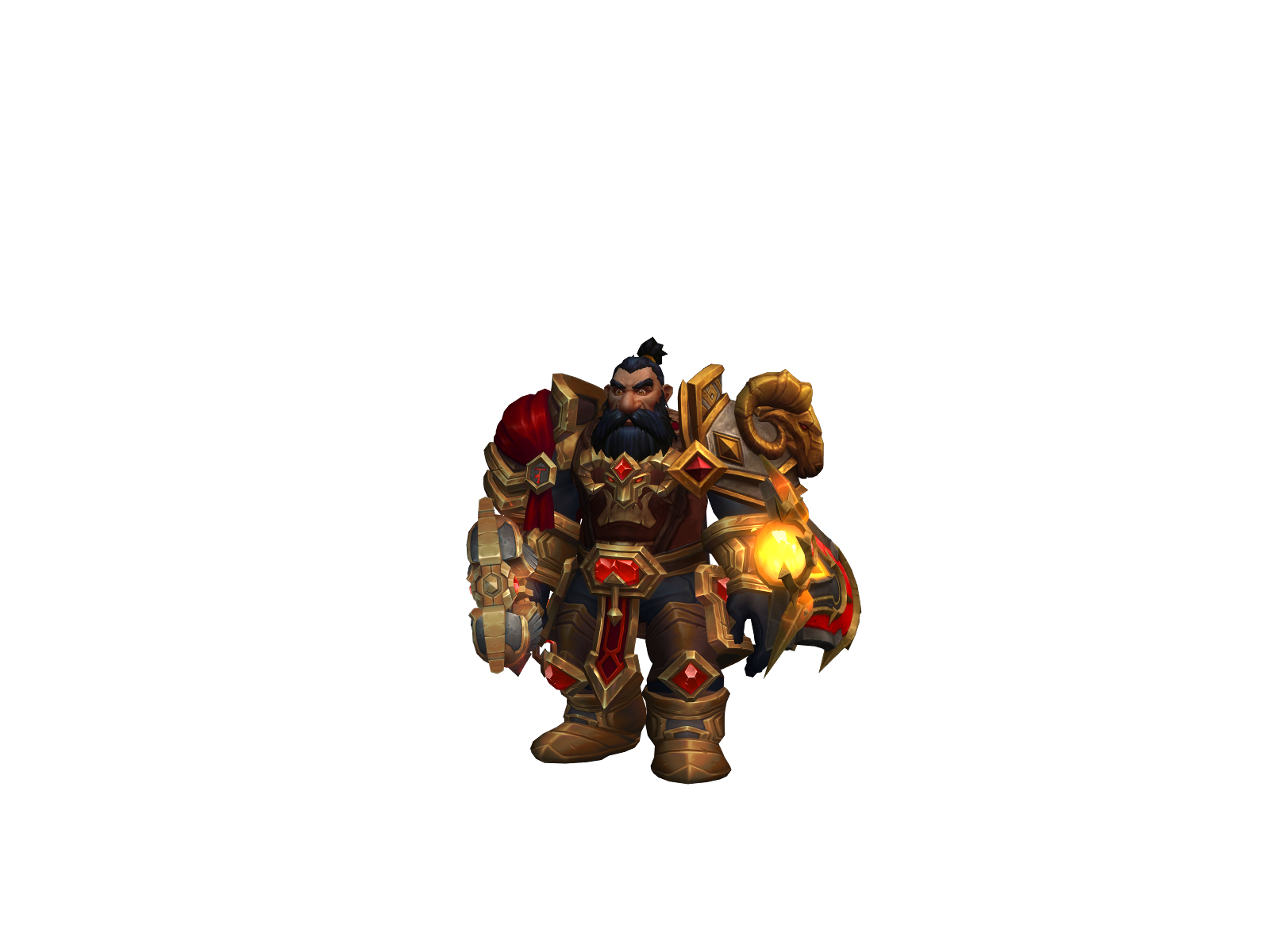 Marack 3D character render