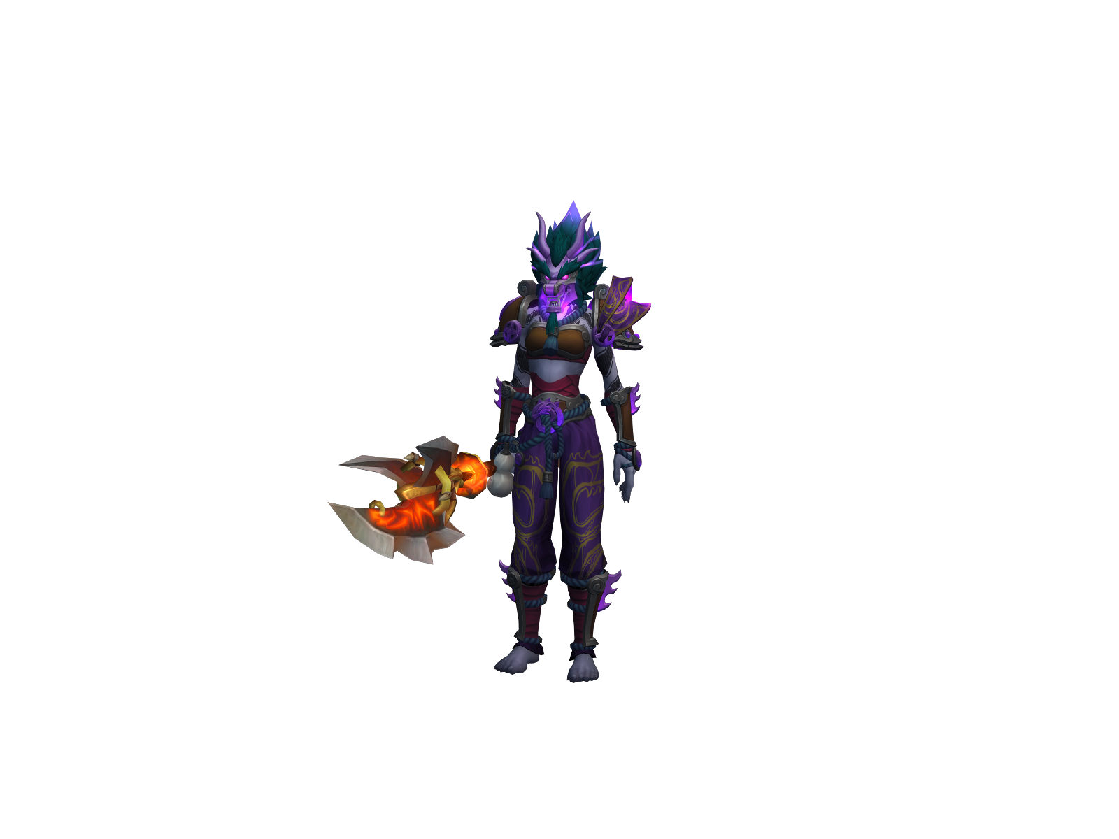 Zinqirelle 3D character render