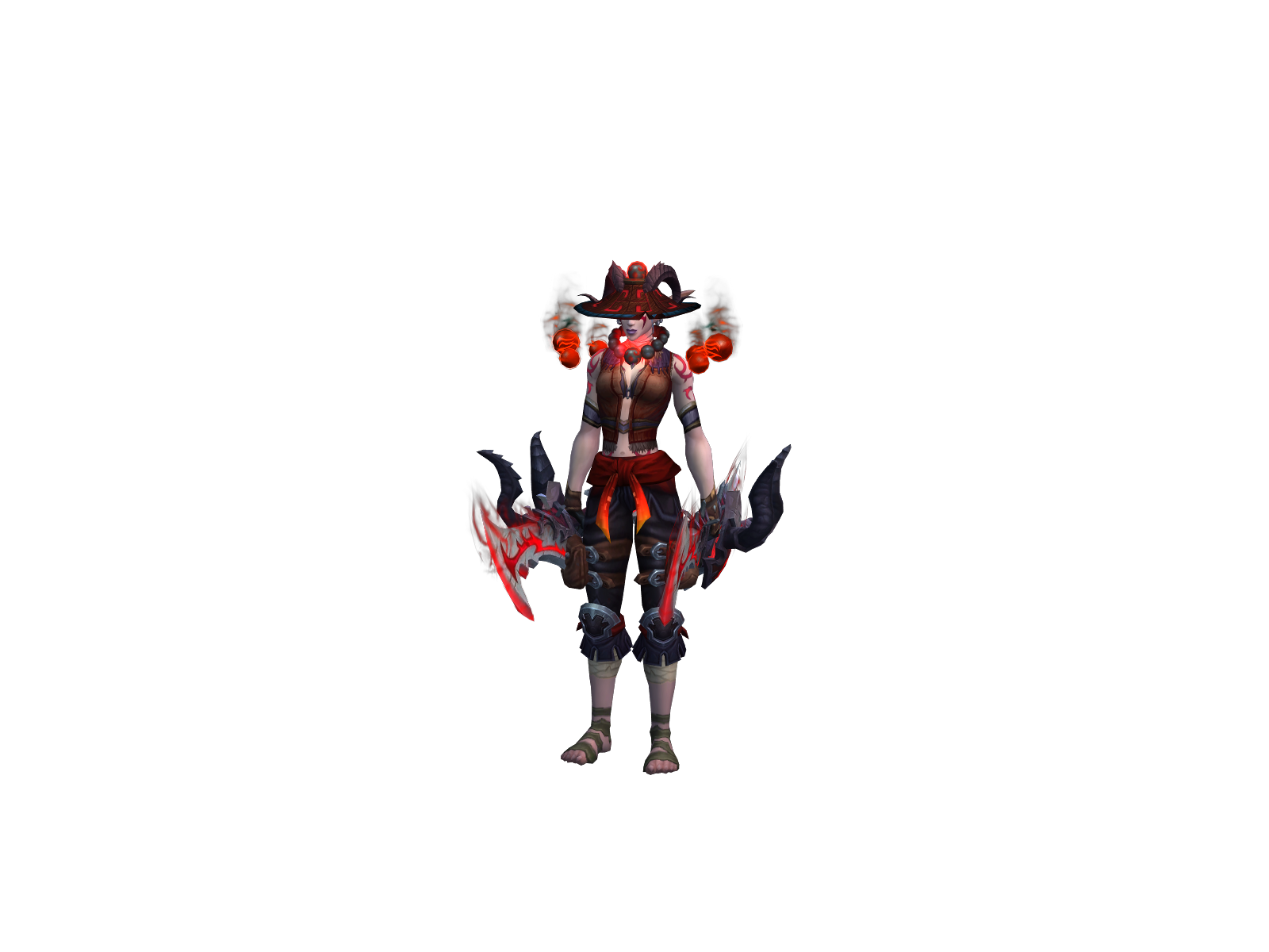 Kuraoni 3D character render