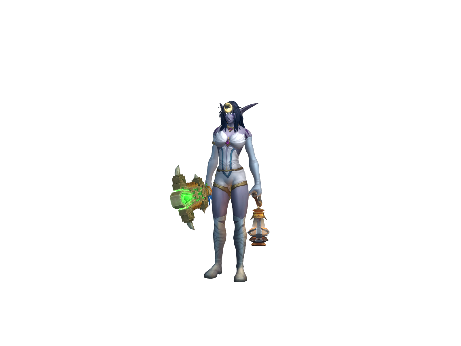 Алунар 3D character render