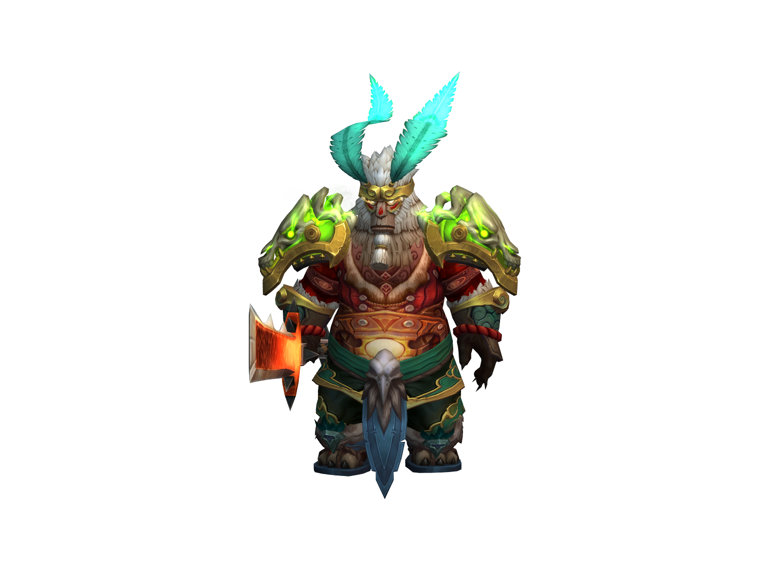 Шаробан 3D character render