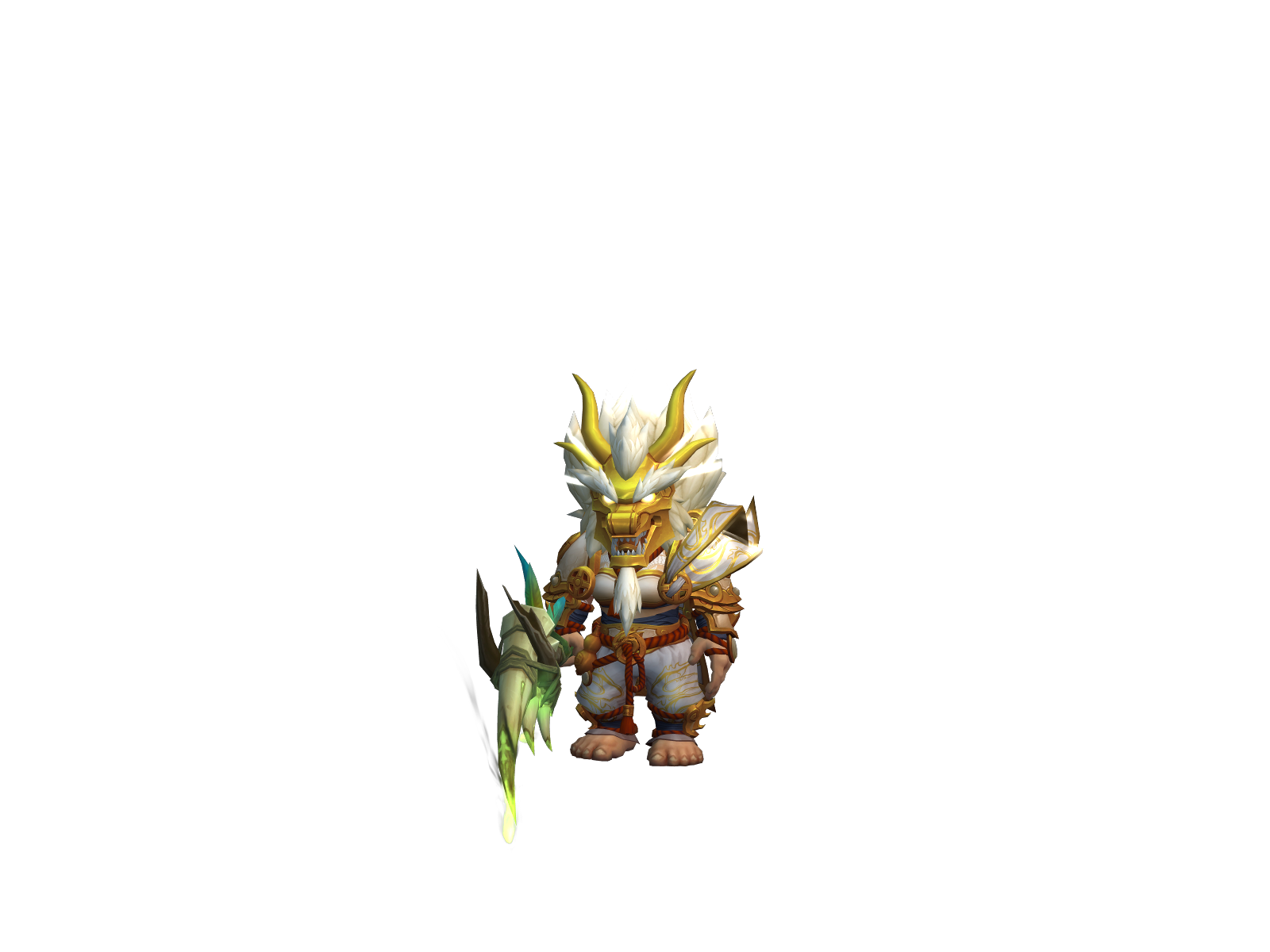 Чингата 3D character render
