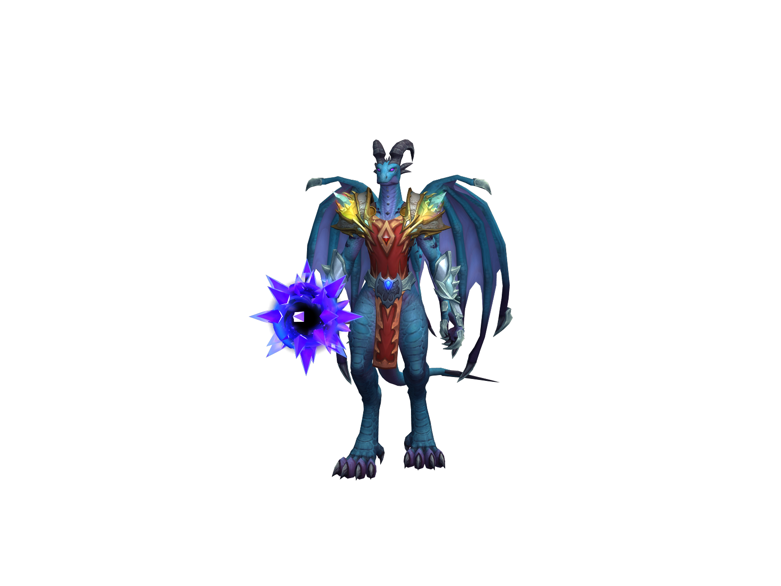 Няшдраконяш 3D character render