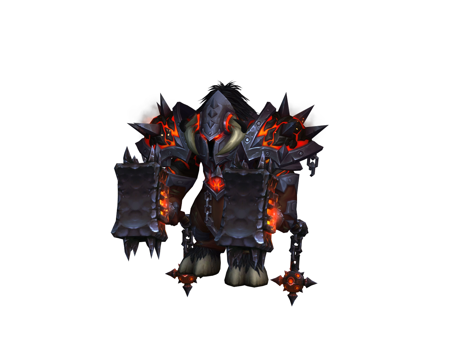 Адский 3D character render