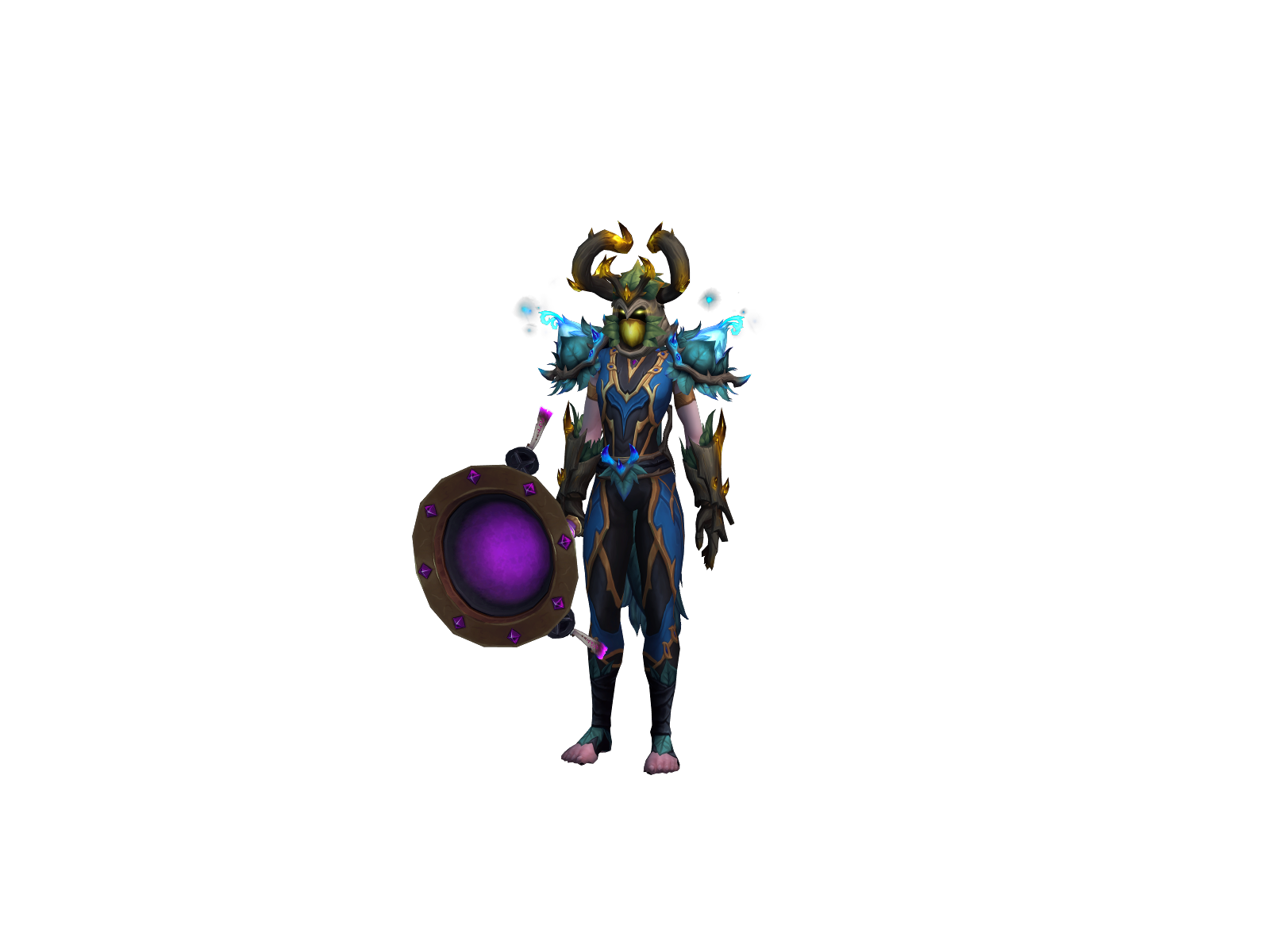 Очкан 3D character render