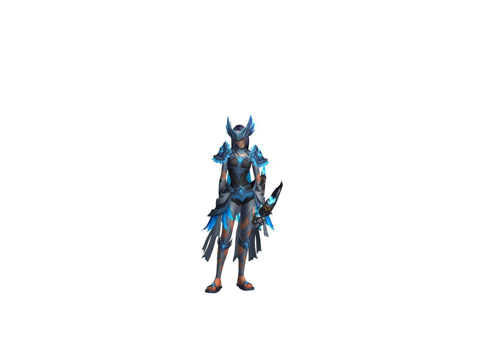 Шизарейна 3D character render