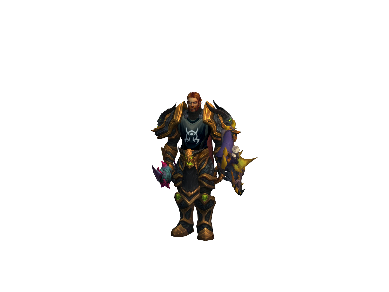Themoustache 3D character render