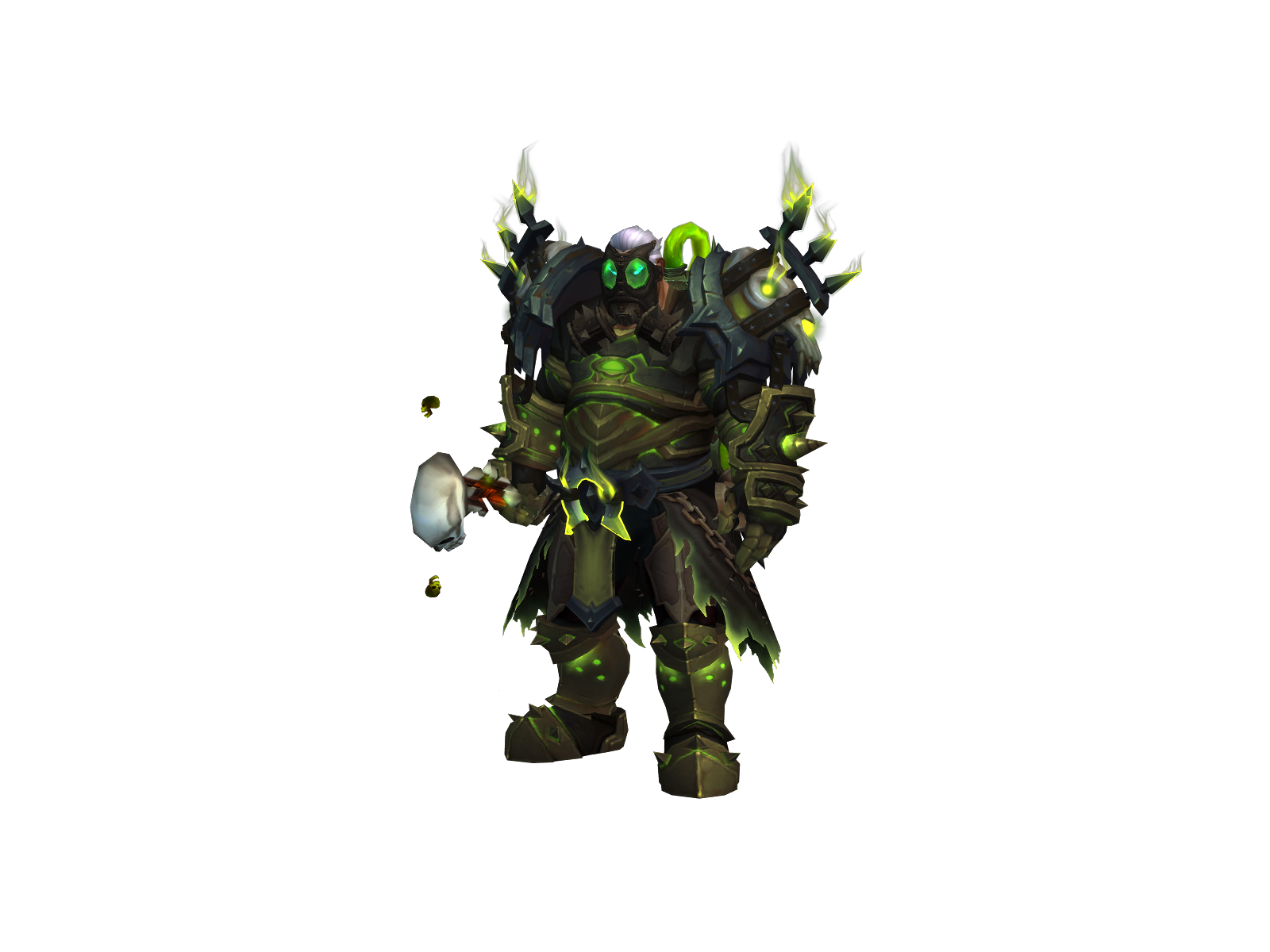 Rottenone 3D character render