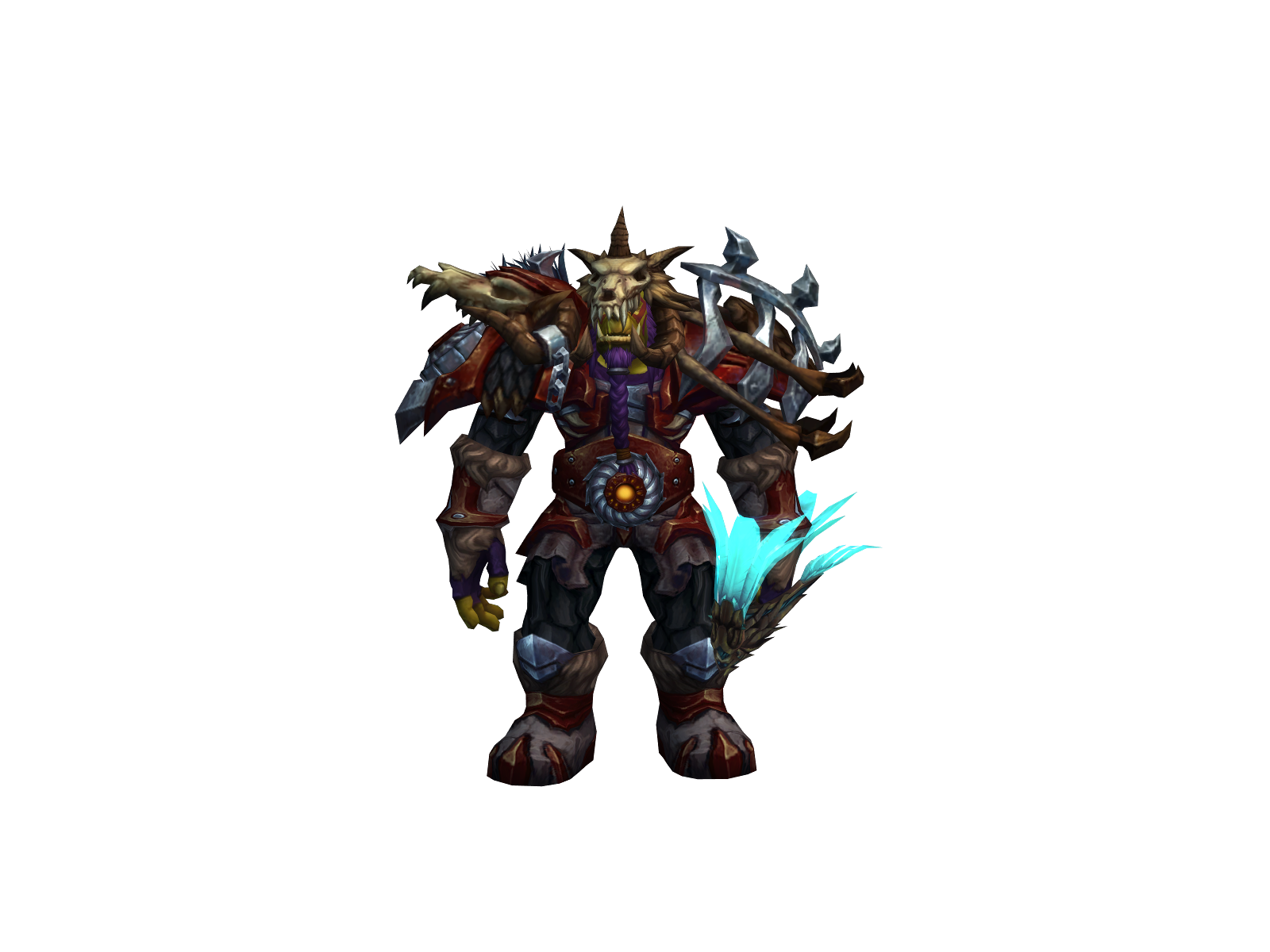 Charger 3D character render