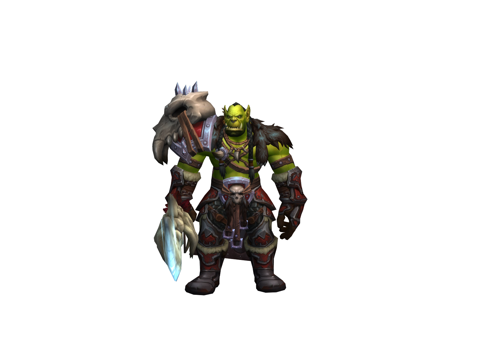 Chrulliard 3D character render