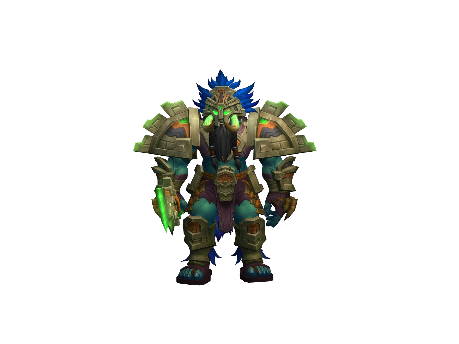 Pavbok 3D character render