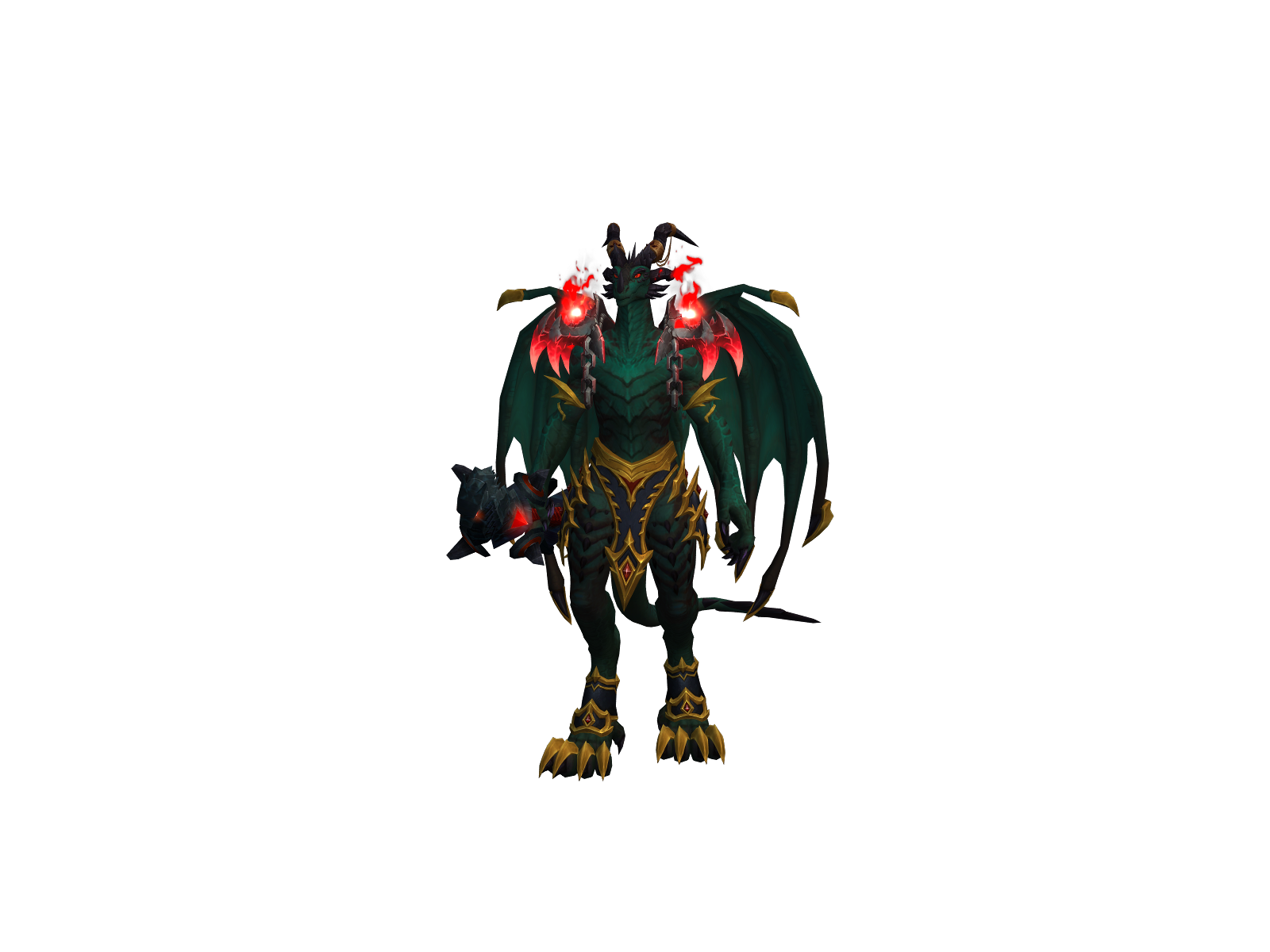 Draconic 3D character render