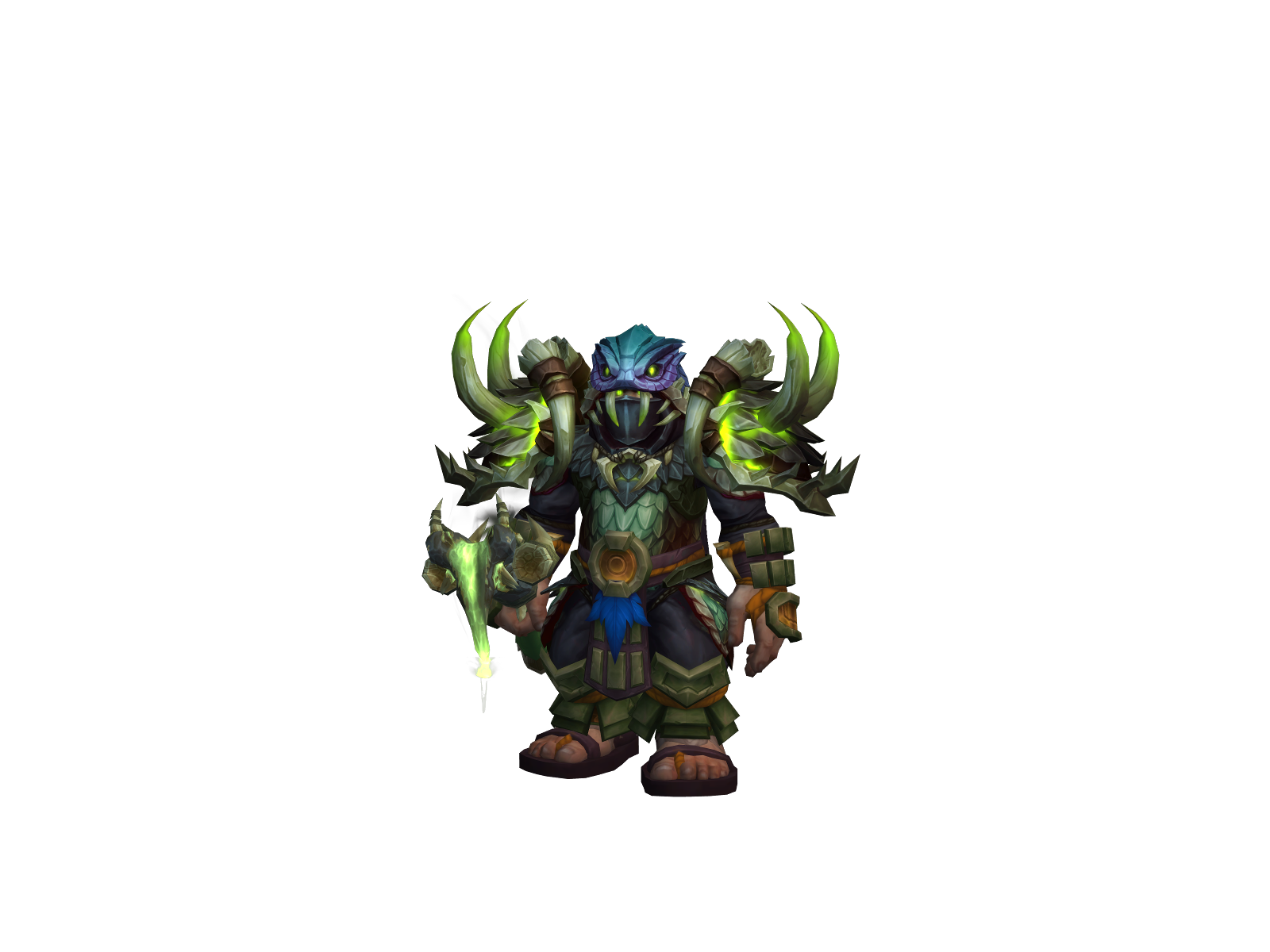 Kzin 3D character render