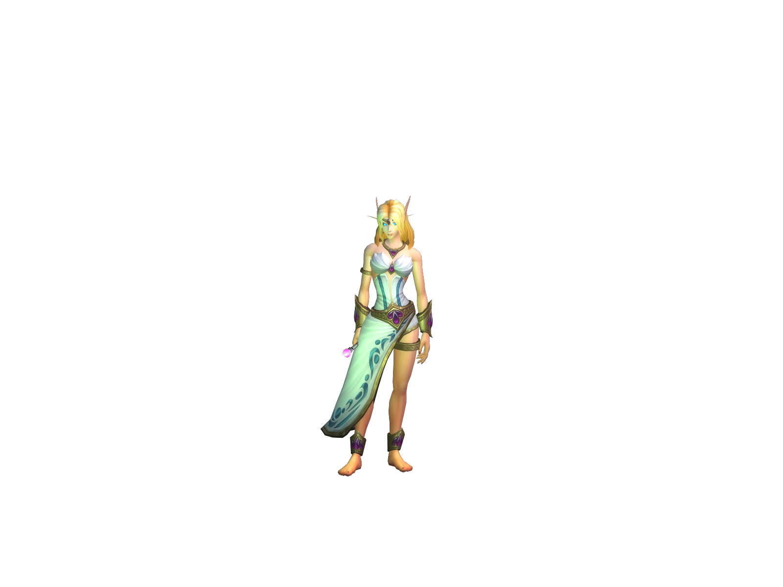 lunala 3D character render