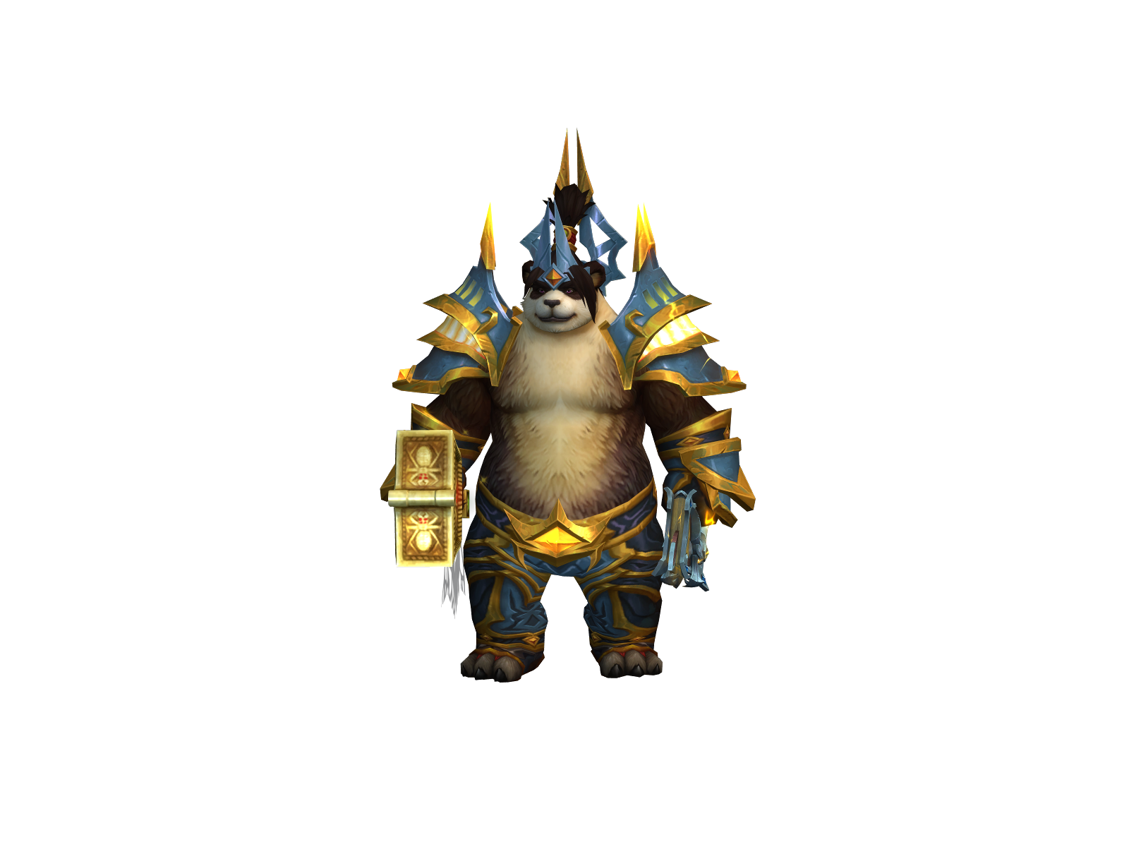 Pânduin 3D character render
