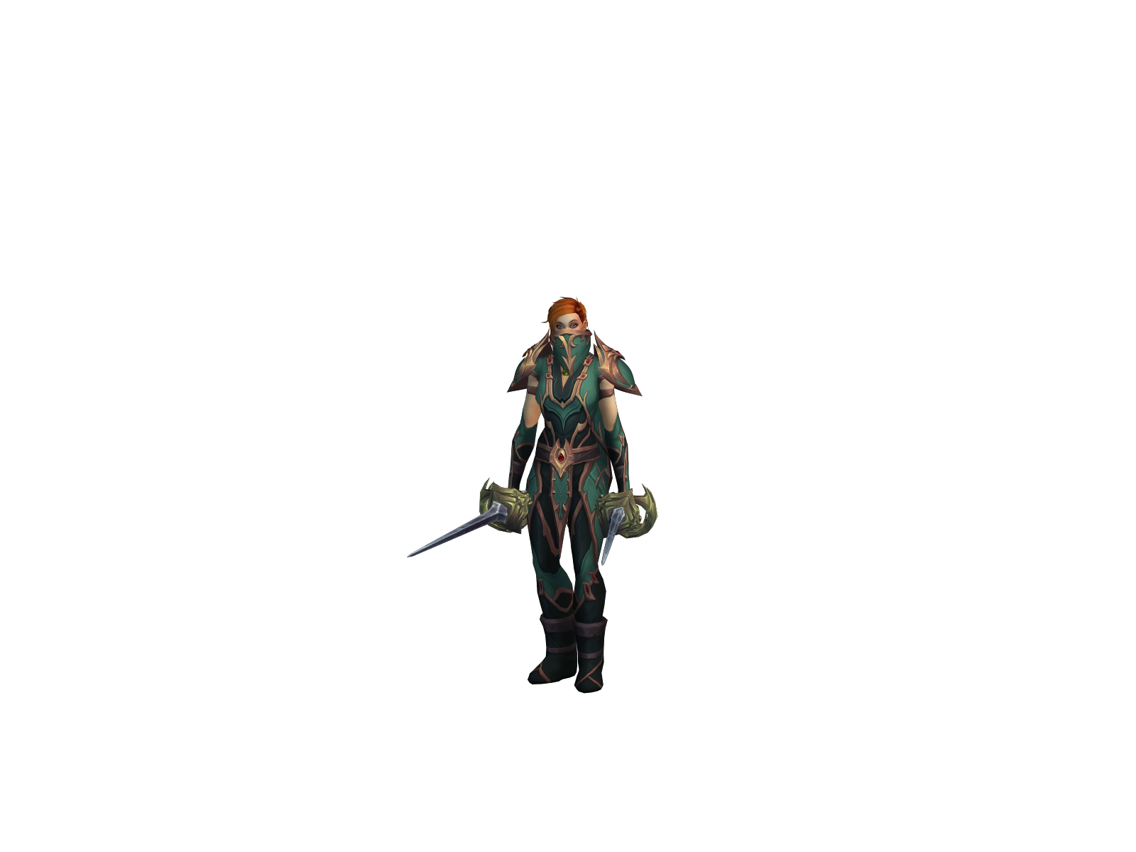 Arýa 3D character render