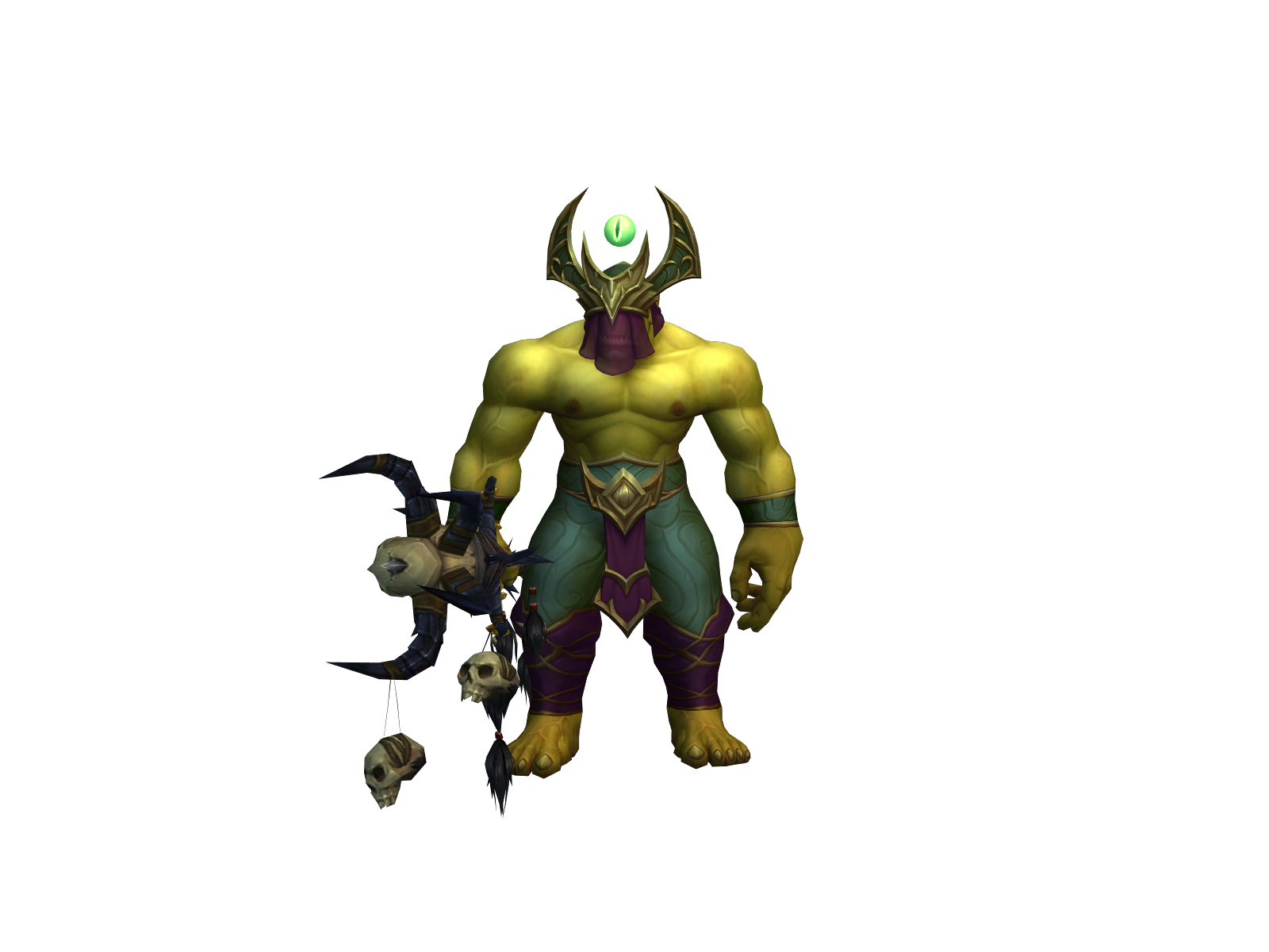 Umbradan 3D character render