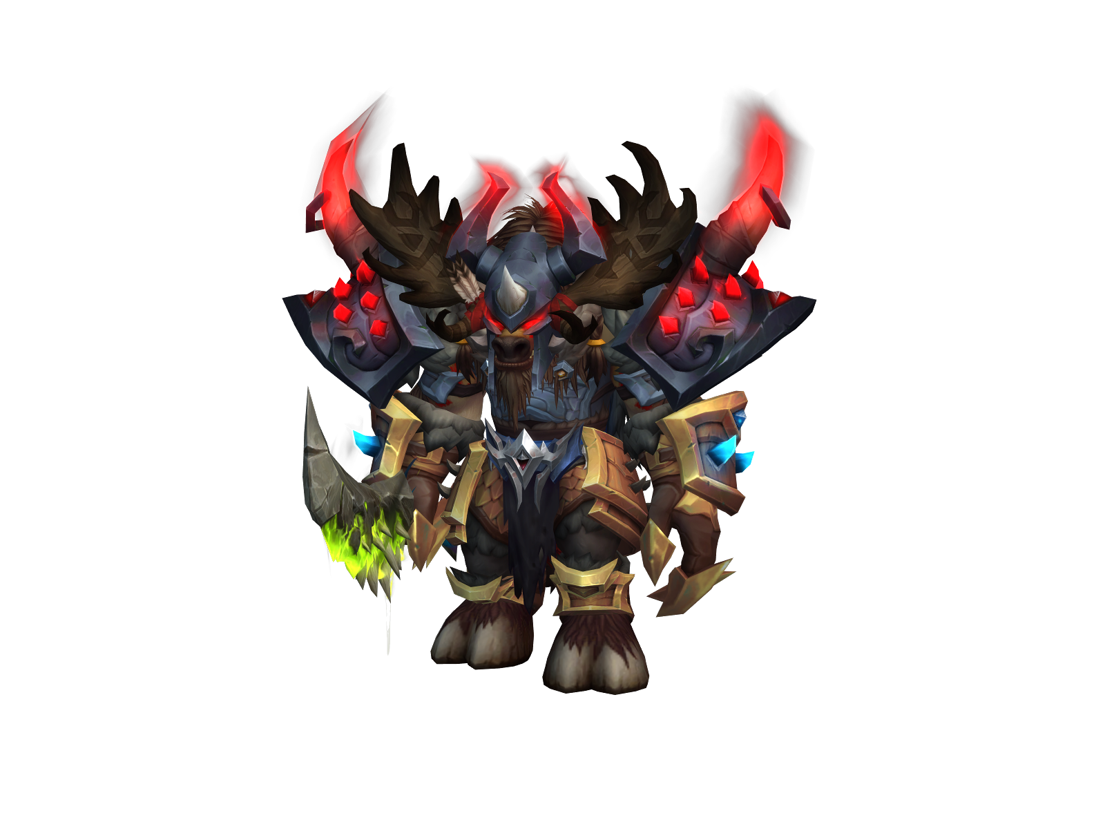 Elchak 3D character render