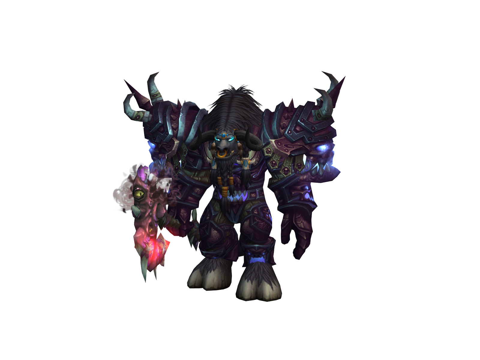 Pesthorn 3D character render